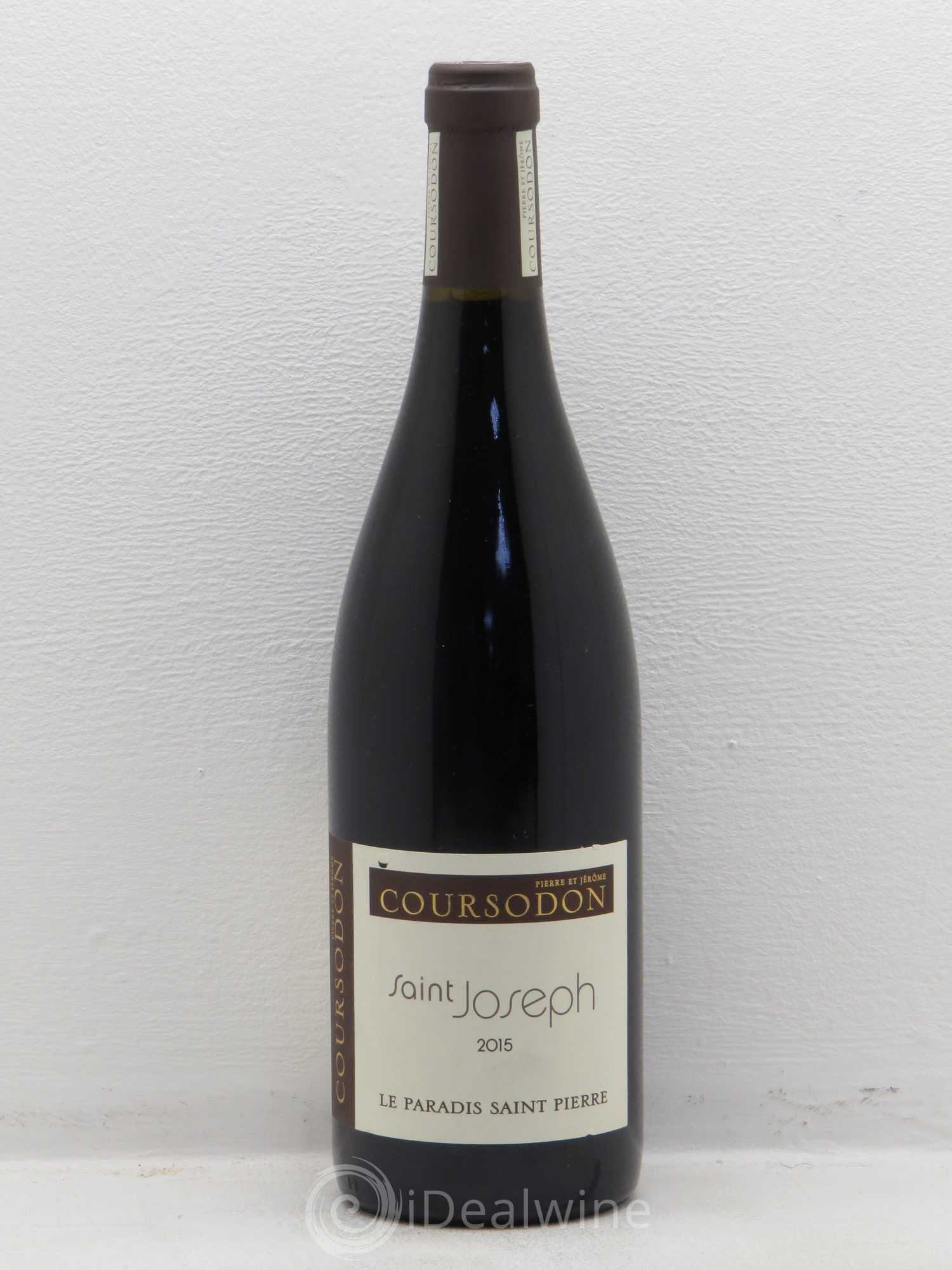 Saint-Joseph Le Paradis Saint-Pierre Pierre et Jérôme Coursodon 2015 - Lot de 1 bouteille - 0