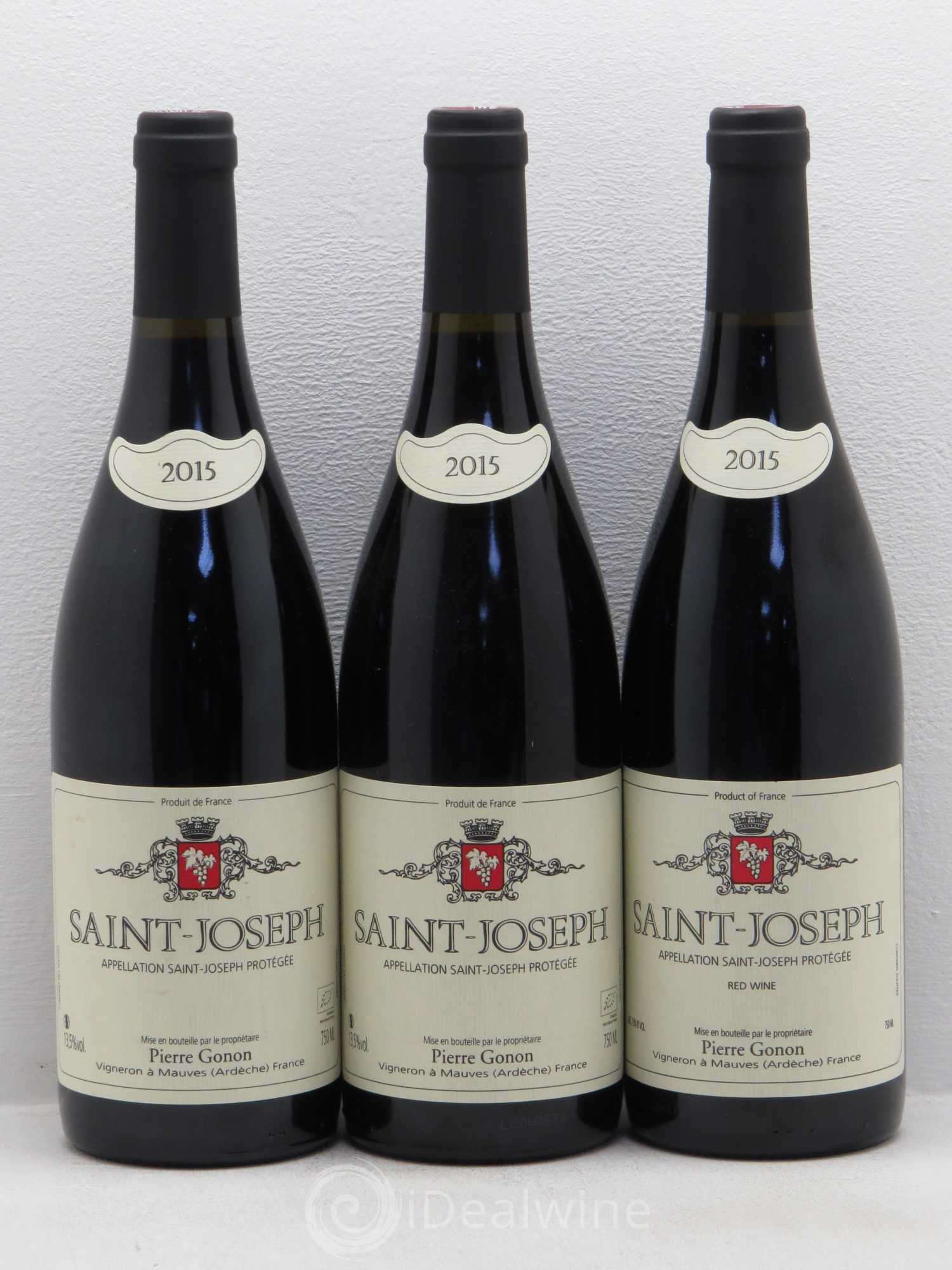 Saint-Joseph Gonon (Domaine) 2015 - Lot de 3 bouteilles - 0