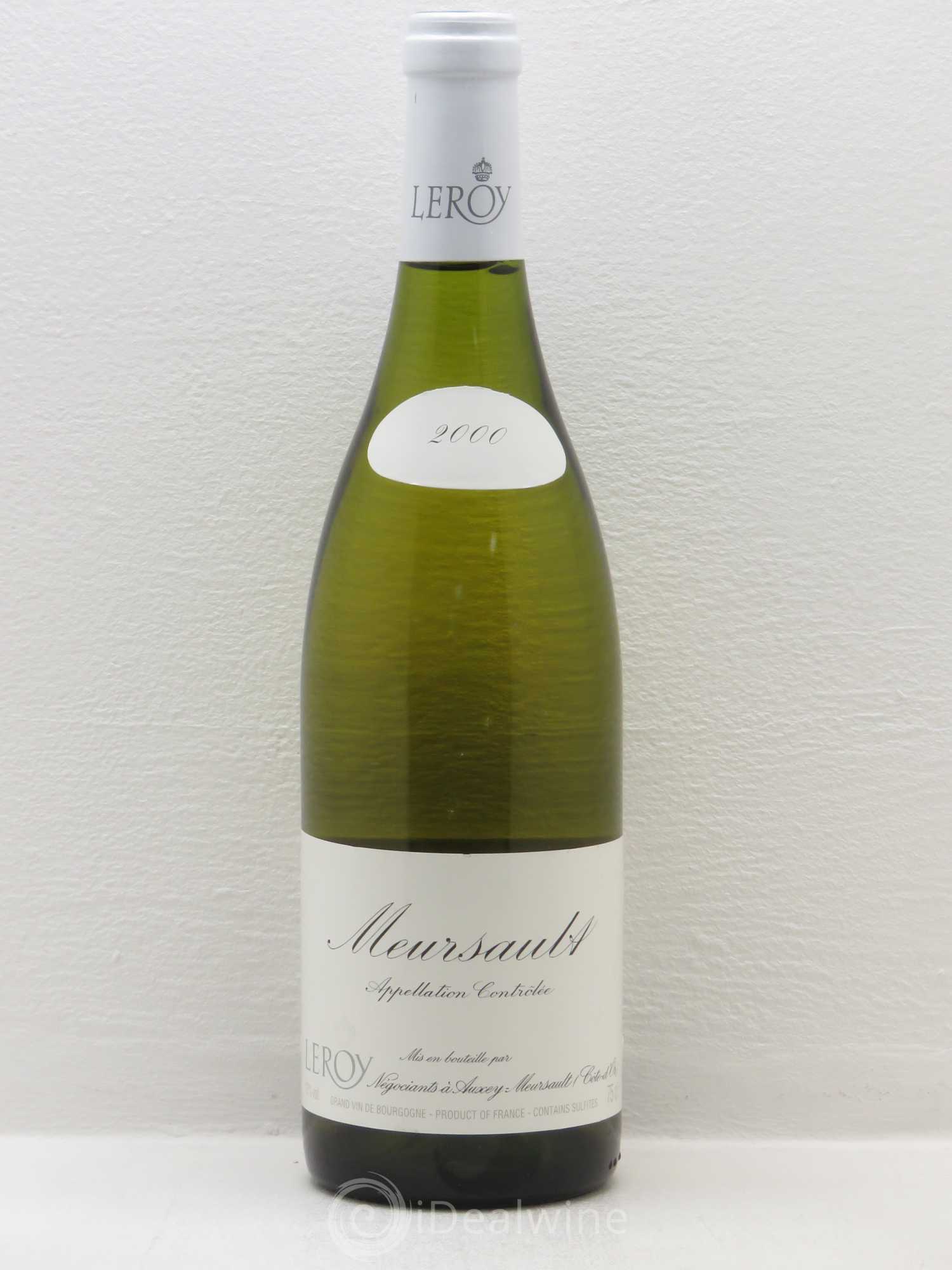 Meursault Leroy SA 2000 - Lot de 1 bouteille - 0