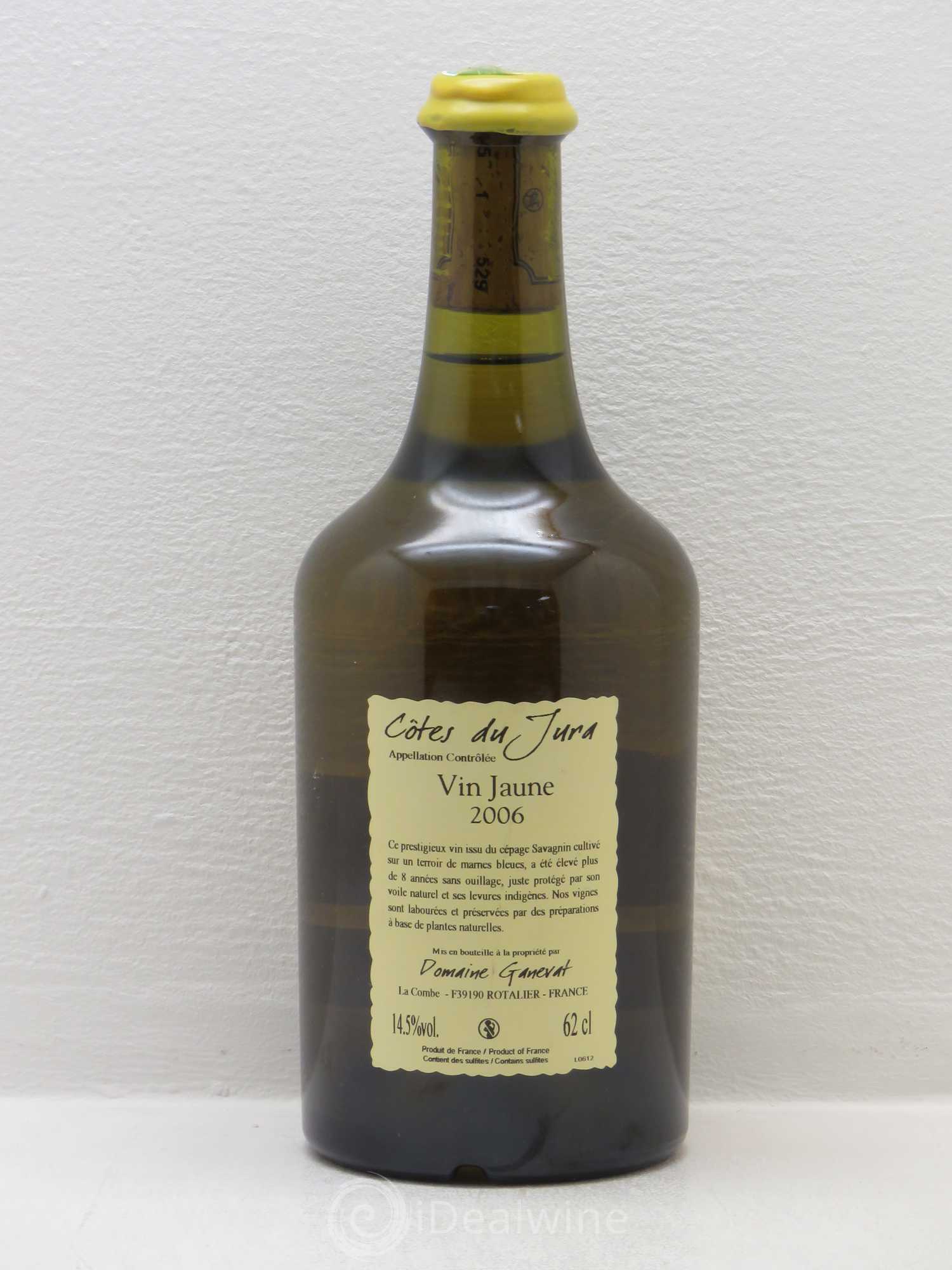 Arbois Vin Jaune Ganevat 2006 - Posten von 1 Flasche - 1