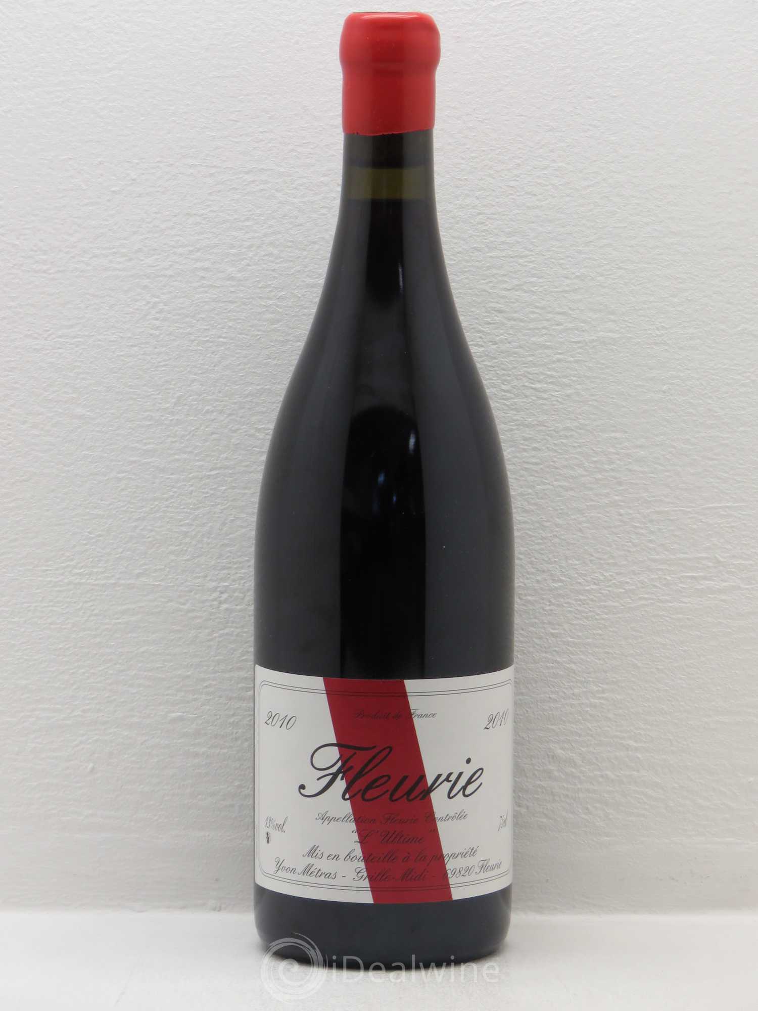 Fleurie l'Ultime Yvon Métras 2010 - Lot de 1 bouteille - 0