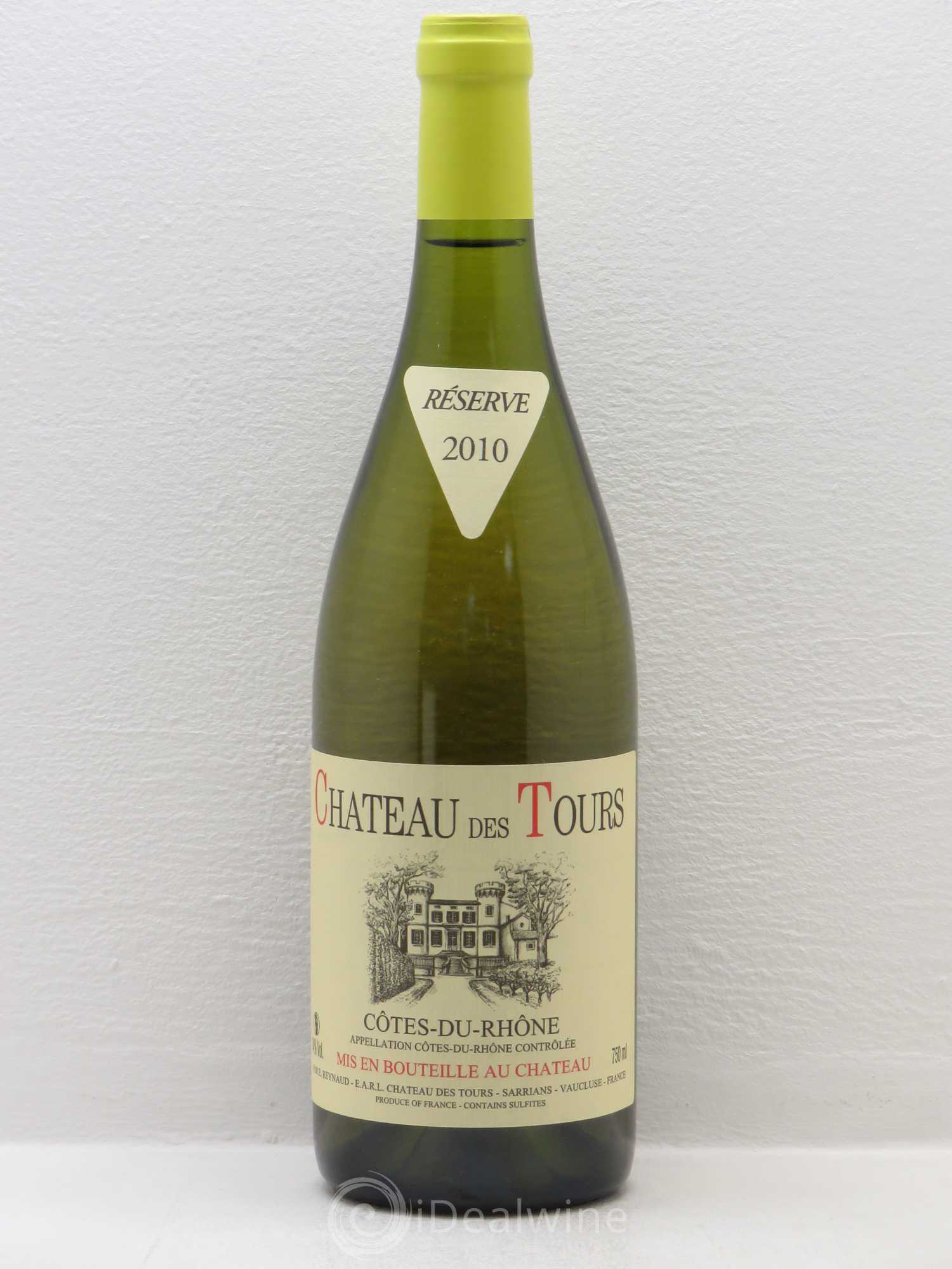 Côtes-du-Rhône Château des Tours Emmanuel Reynaud 2010 - Lot de 1 bouteille - 0