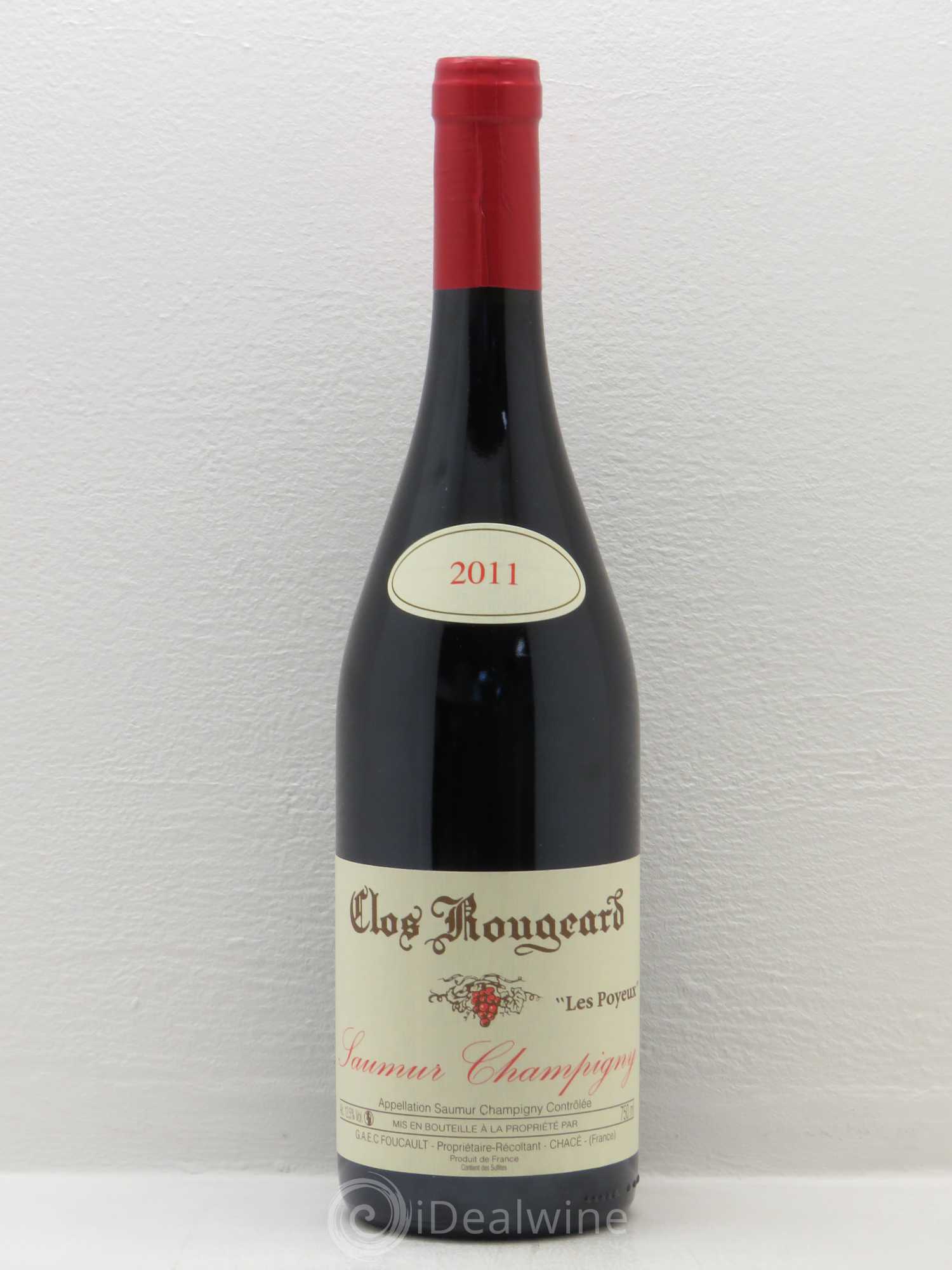 Saumur-Champigny Les Poyeux Clos Rougeard 2011 - Lot de 1 bouteille - 0