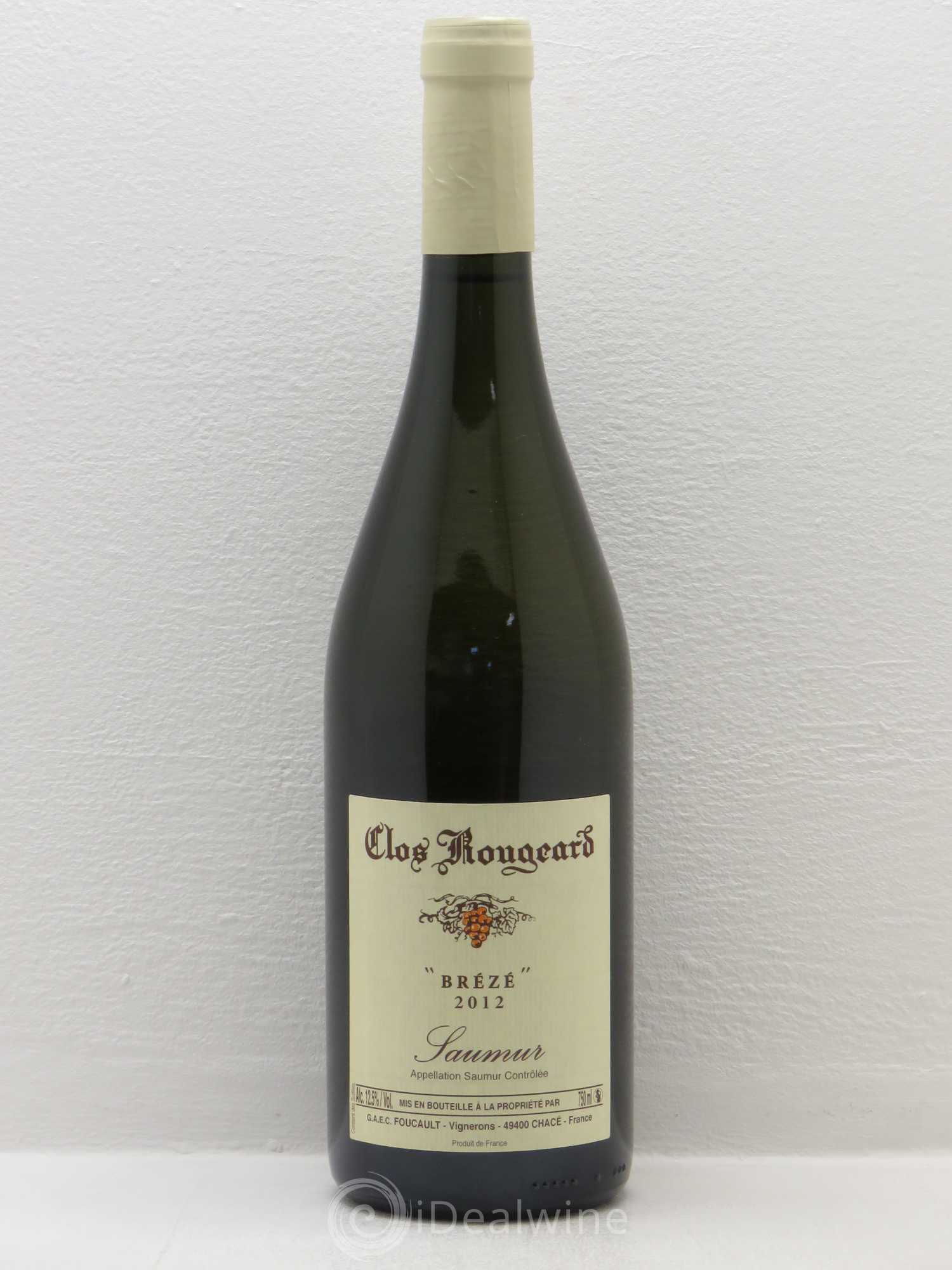 Saumur Brézé Clos Rougeard 2012 - Lot de 1 bouteille - 0