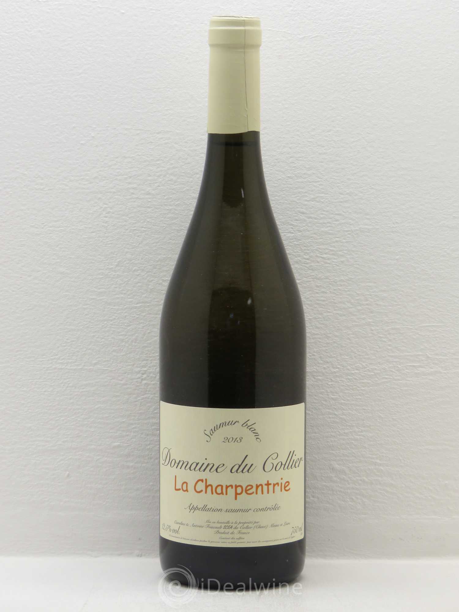 Saumur La Charpentrie Domaine du Collier 2013 - Lot de 1 bouteille - 0