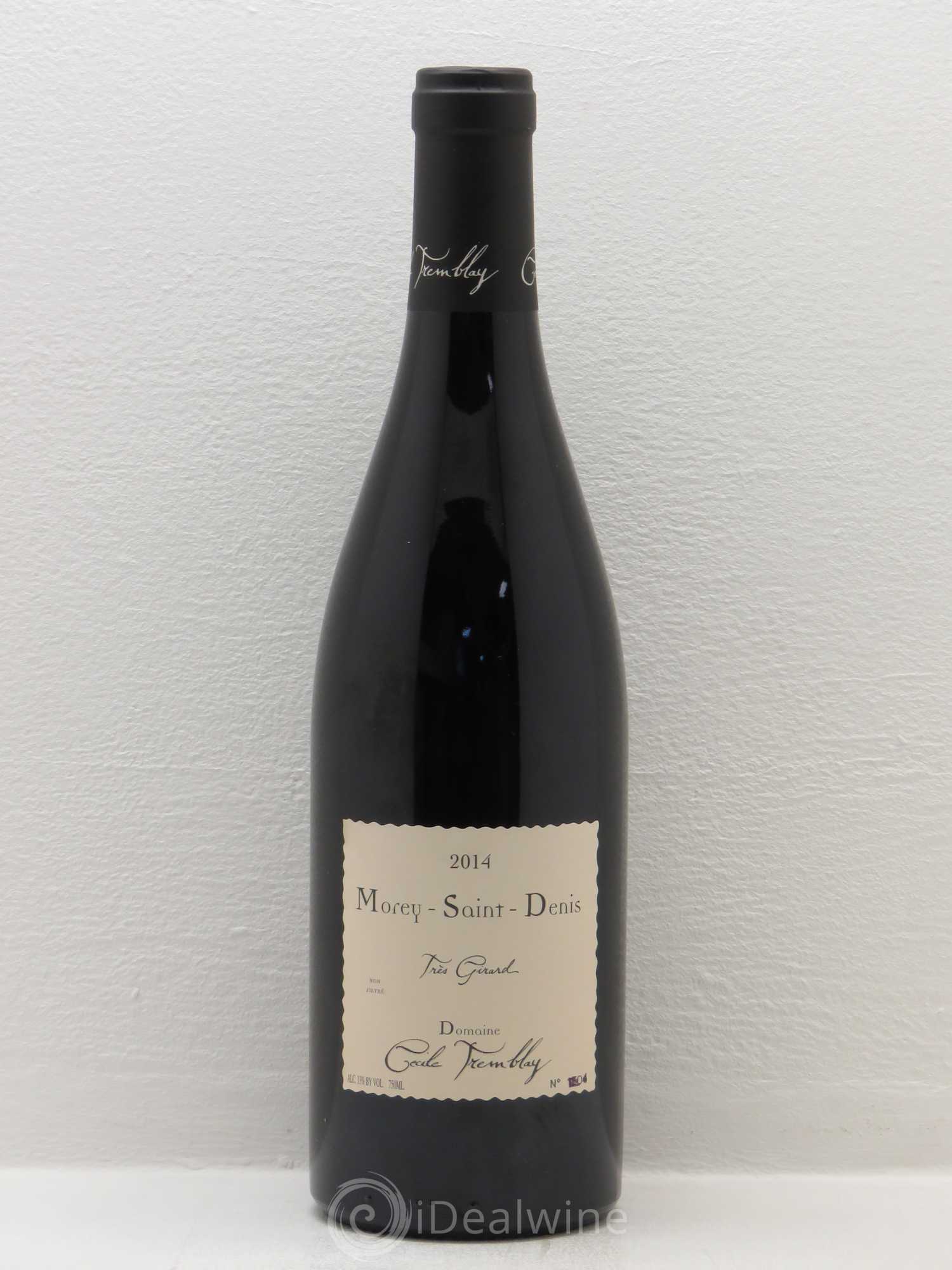 Morey-Saint-Denis Très Girard Cécile Tremblay 2014 - Lot de 1 bouteille - 0