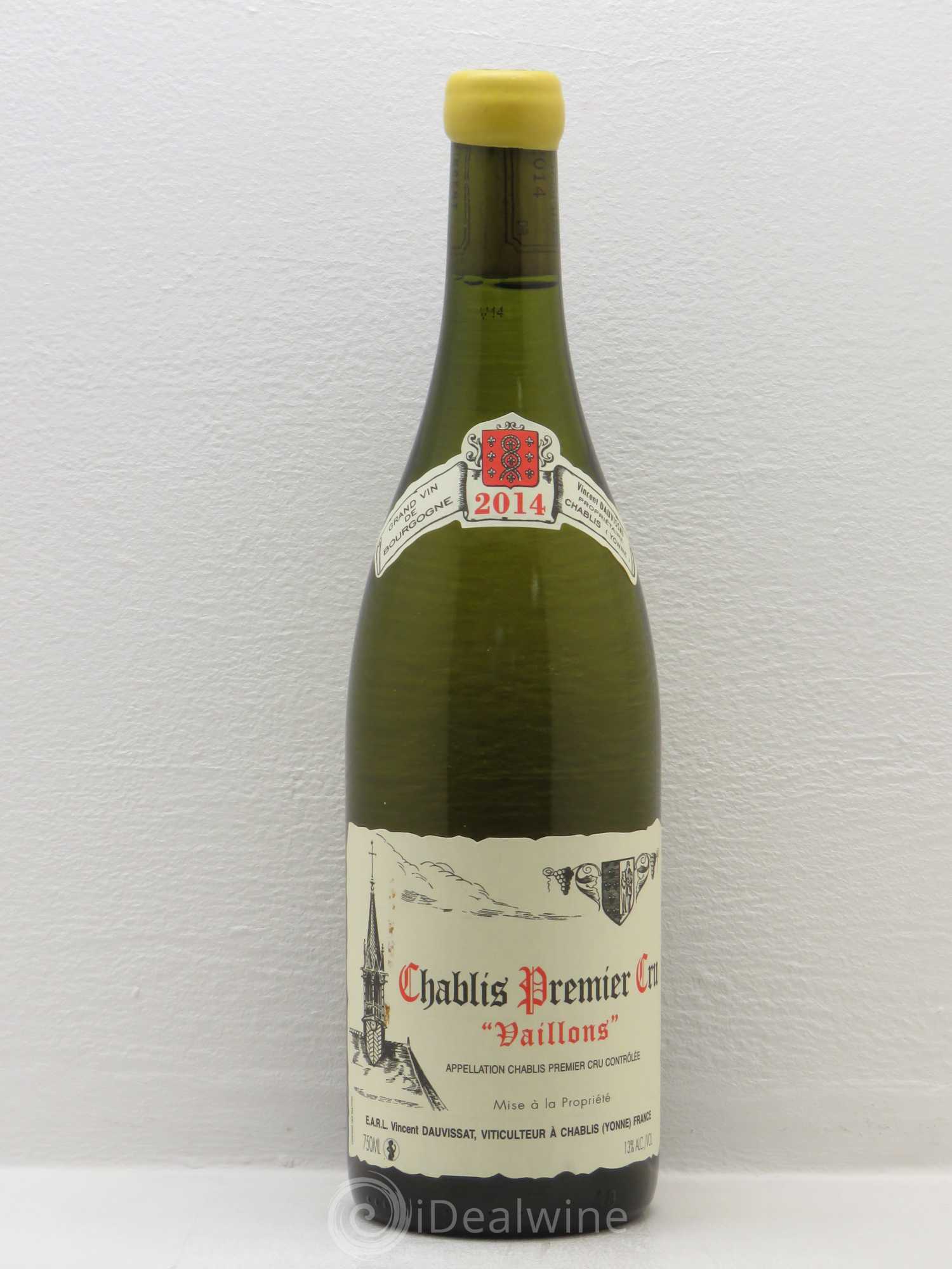Chablis 1er Cru Vaillons Vincent Dauvissat (Domaine) 2014 - Lot de 1 bouteille - 0