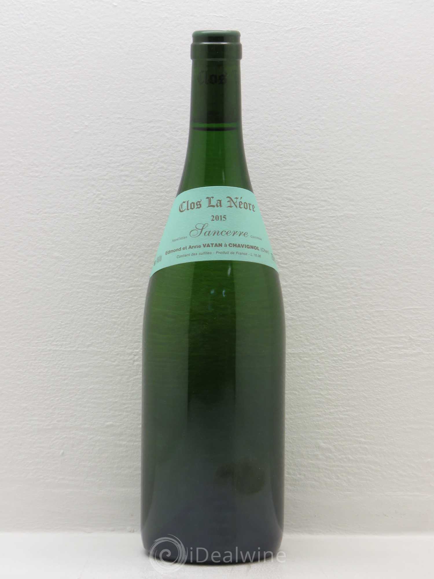 Sancerre Clos la Neore Edmond Vatan 2015 - Lot de 1 bouteille - 0