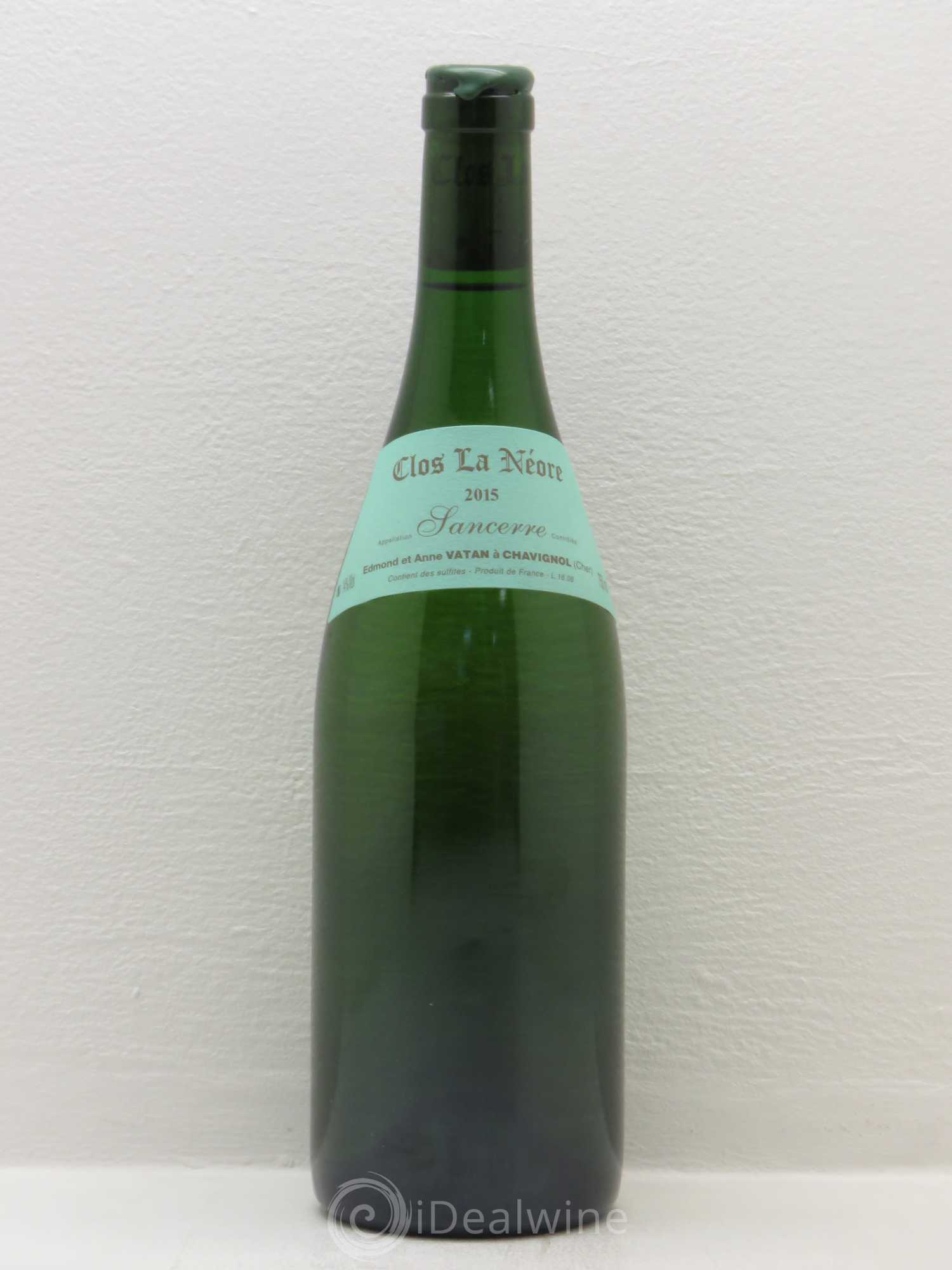 Sancerre Clos la Neore Edmond Vatan 2015 - Lot de 1 bouteille - 0