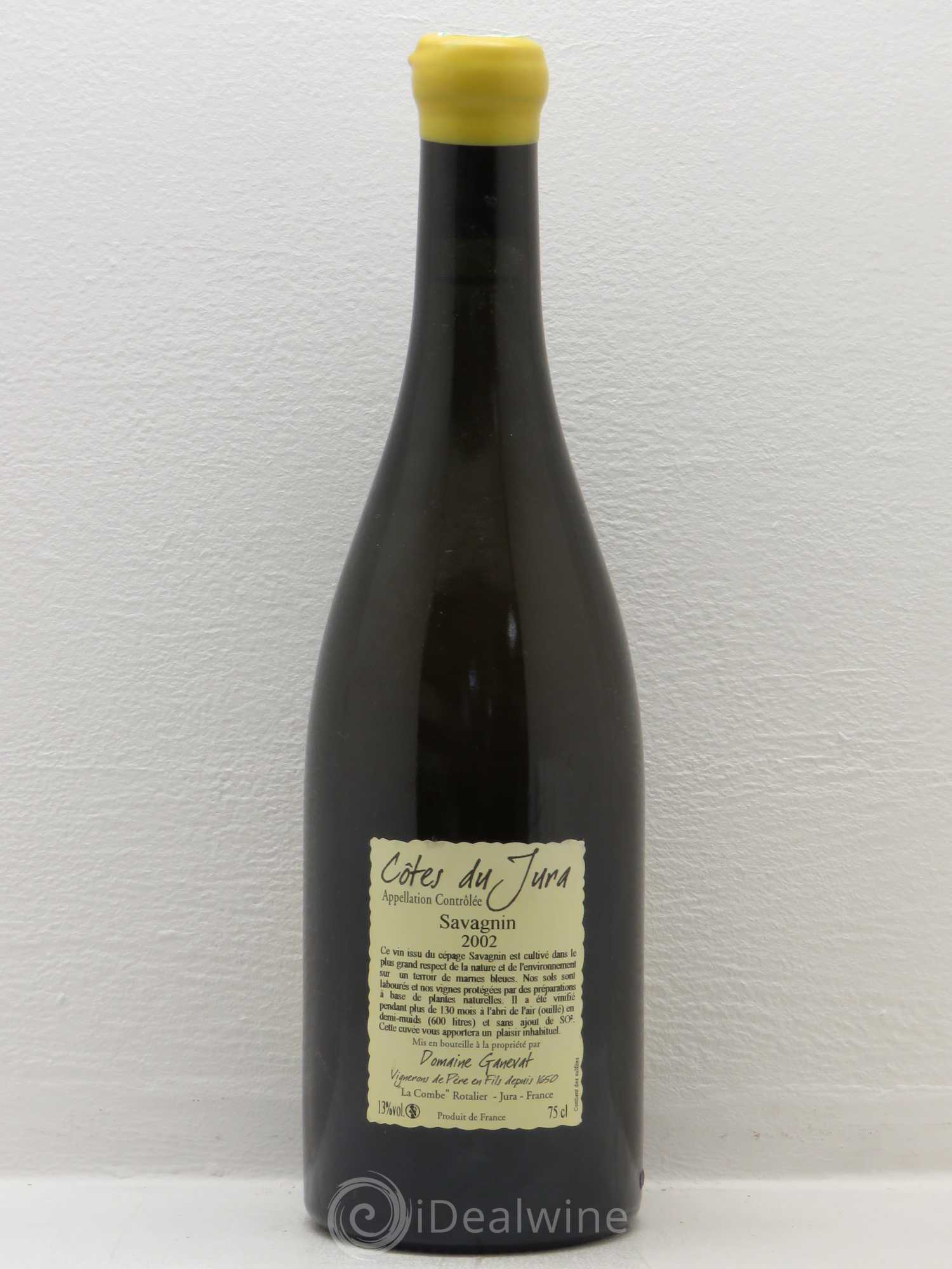 Côtes du Jura Les Vignes de mon Père Jean-François Ganevat (Domaine) 2002 - Lot de 1 bouteille - 1