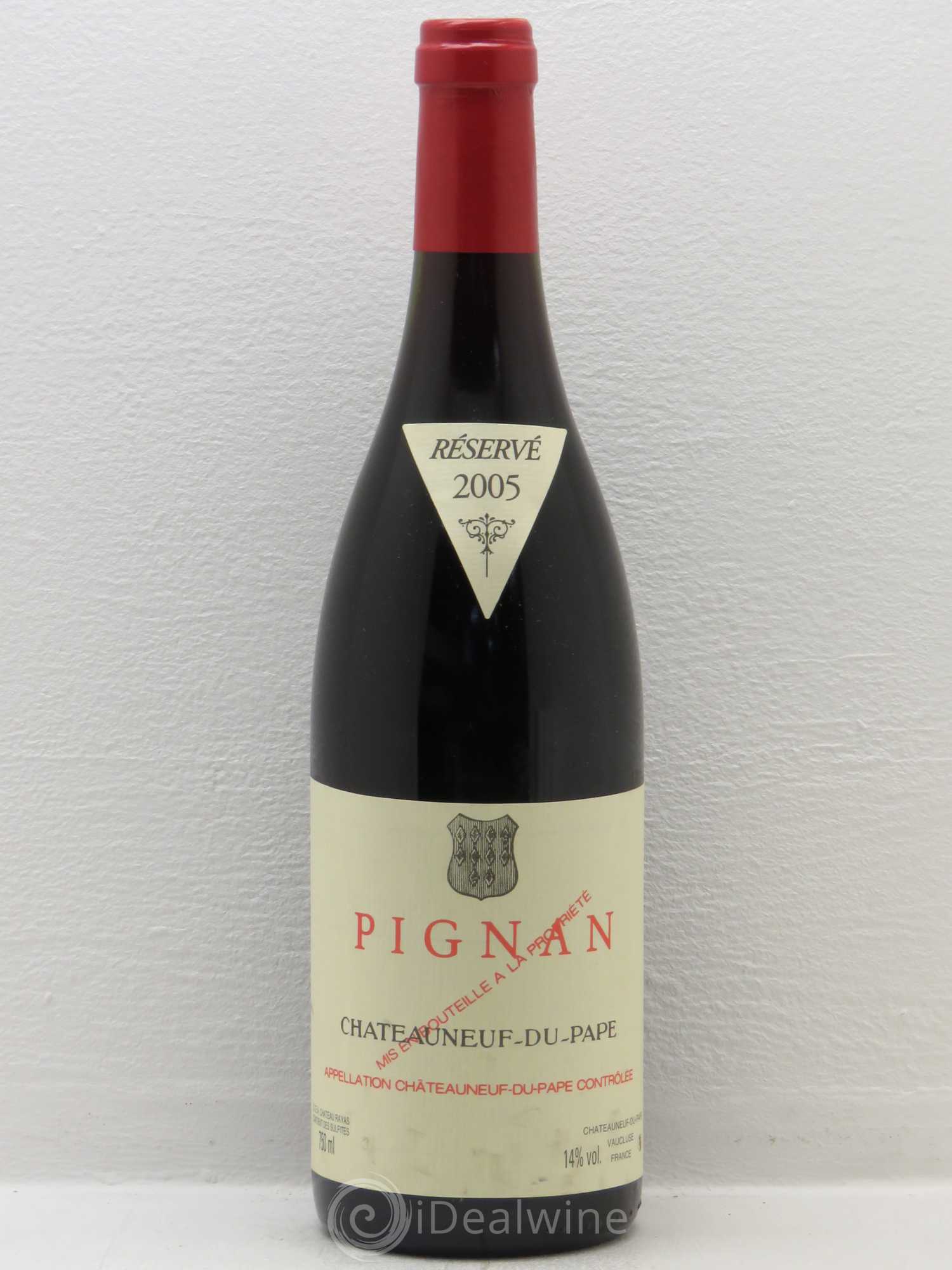 Châteauneuf-du-Pape Pignan Emmanuel Reynaud 2005 - Lot de 1 bouteille - 0