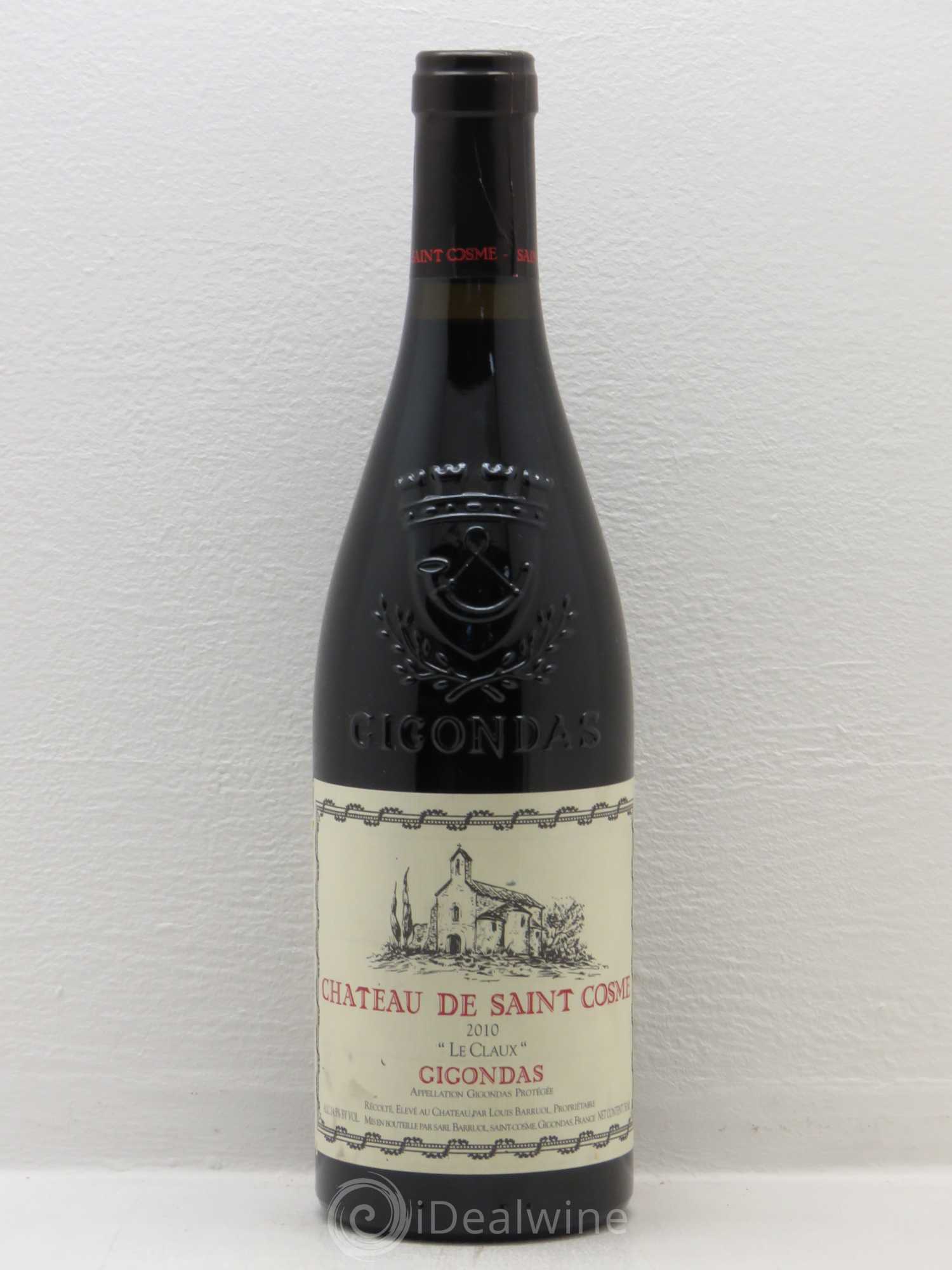 Gigondas Le Claux Saint Cosme 2010 - Lot de 1 bouteille - 0