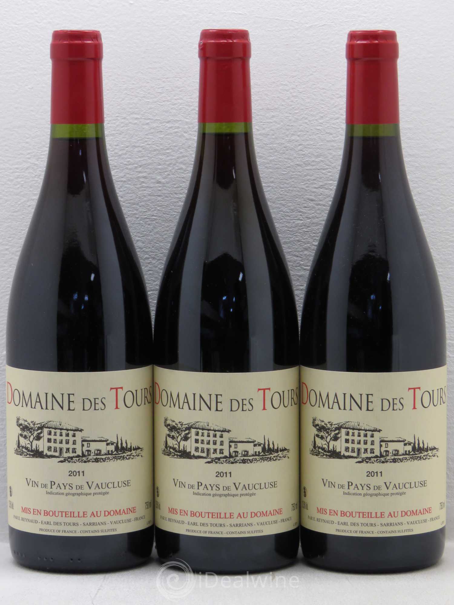 Vaucluse (Vin de Pays de Vaucluse) Domaine des Tours Emmanuel Reynaud 2011 - Lot de 6 bouteilles - 2