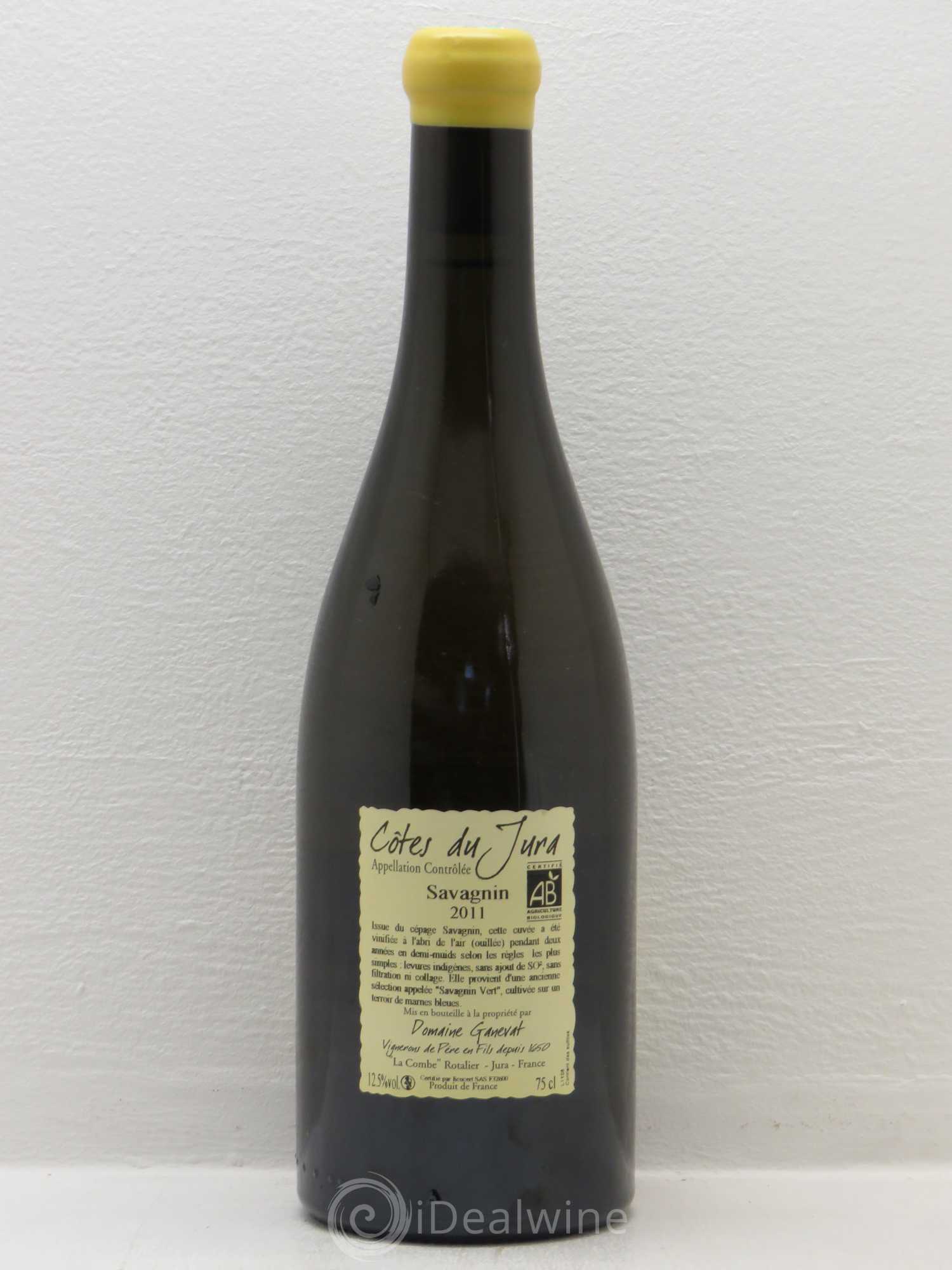 Côtes du Jura Les Chalasses Marnes Bleues Jean-François Ganevat (Domaine) 2011 - Lot de 1 bouteille - 1