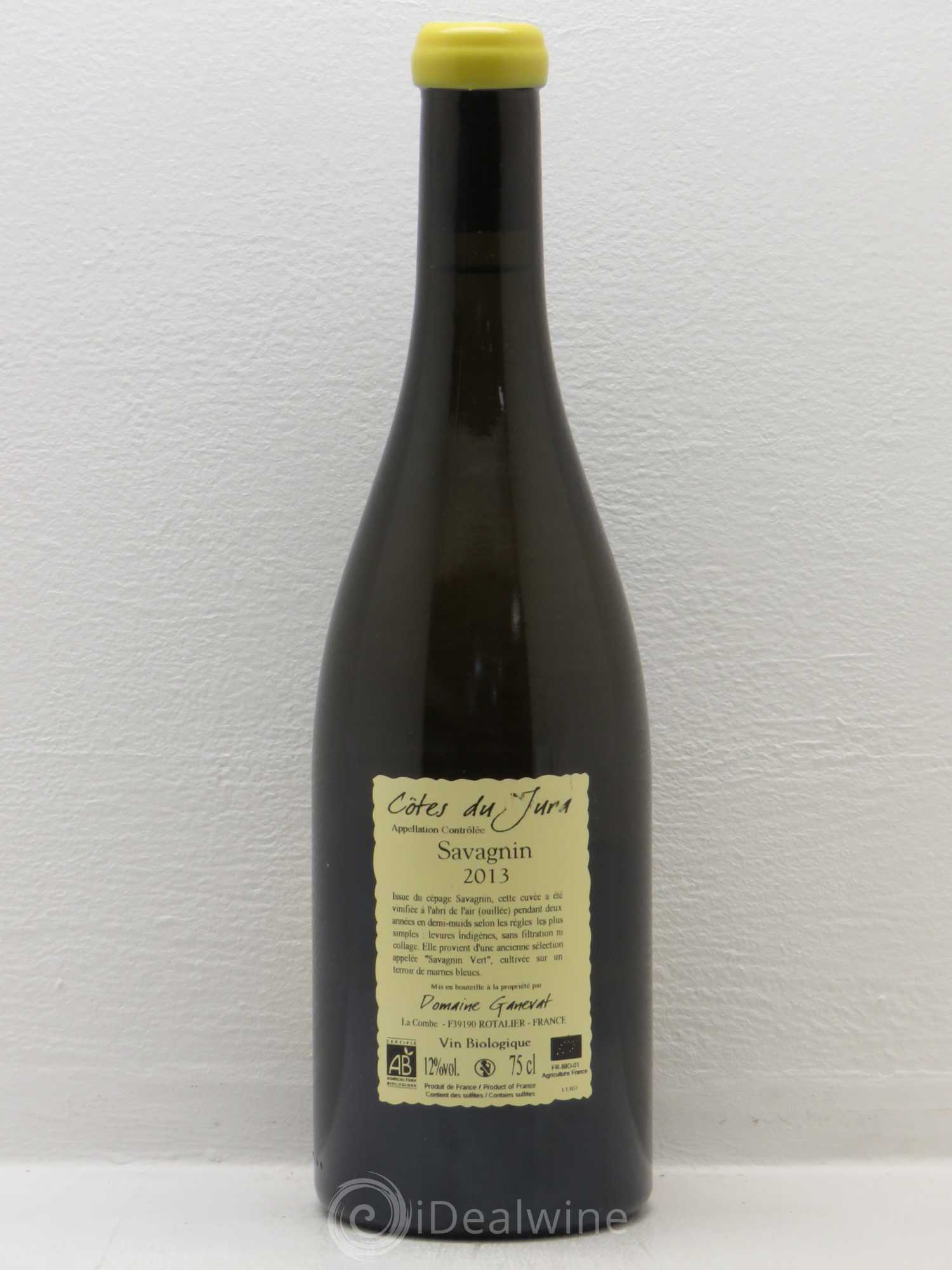Côtes du Jura Les Chalasses Marnes Bleues Jean-François Ganevat (Domaine) 2013 - Lot de 1 bouteille - 1