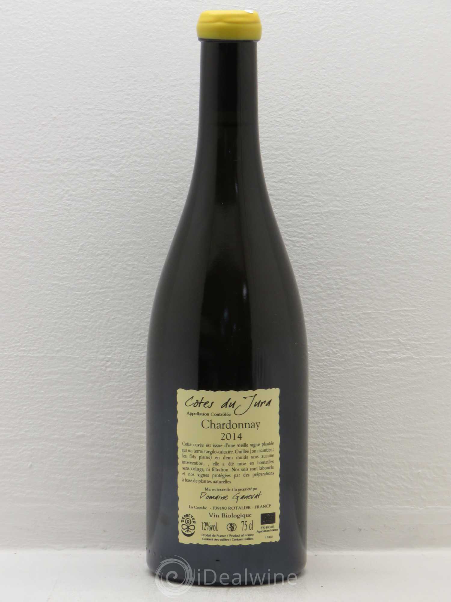 Côtes du Jura Les Chamois du Paradis Jean-François Ganevat (Domaine) 2014 - Lot de 1 bouteille - 1