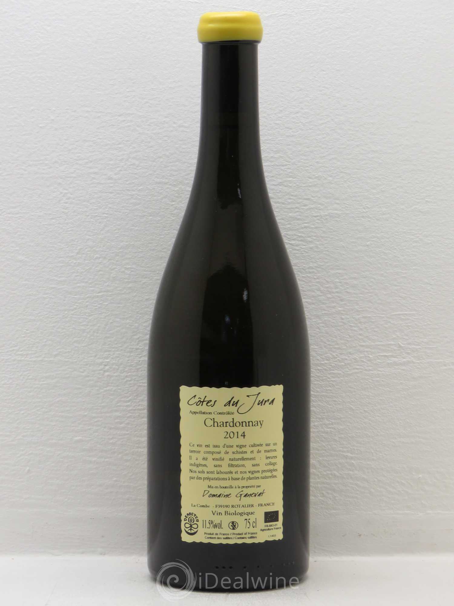 Côtes du Jura Grusse en Billat Jean-François Ganevat (Domaine) 2014 - Lot de 1 bouteille - 1