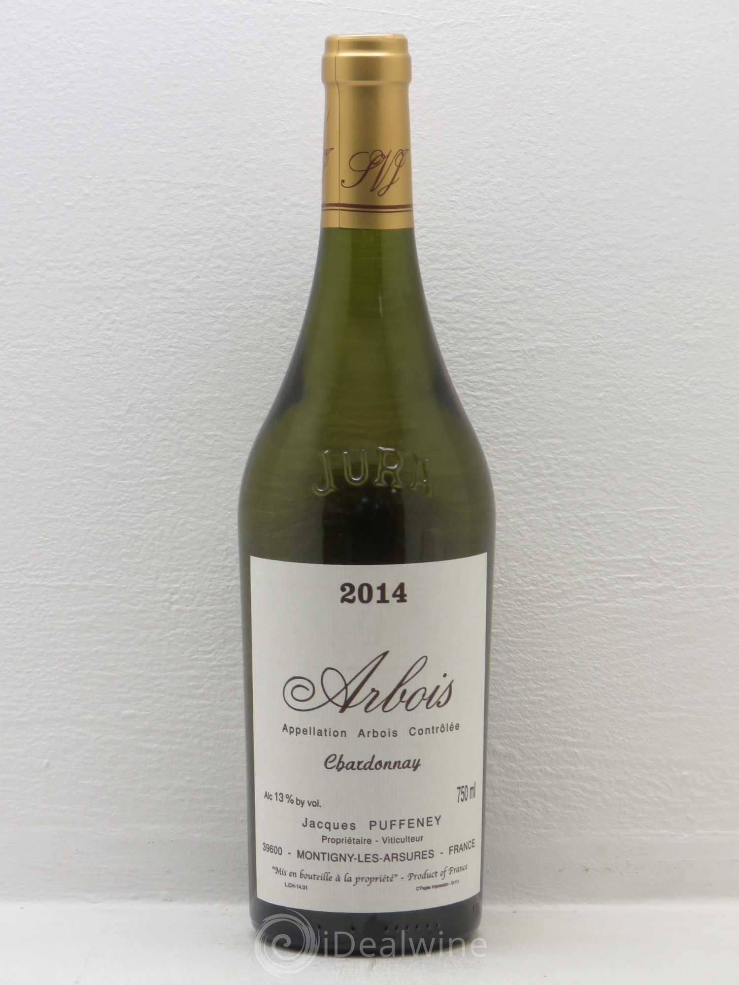 Arbois Chardonnay Puffeney 2014 - Posten von 1 Flasche - 0