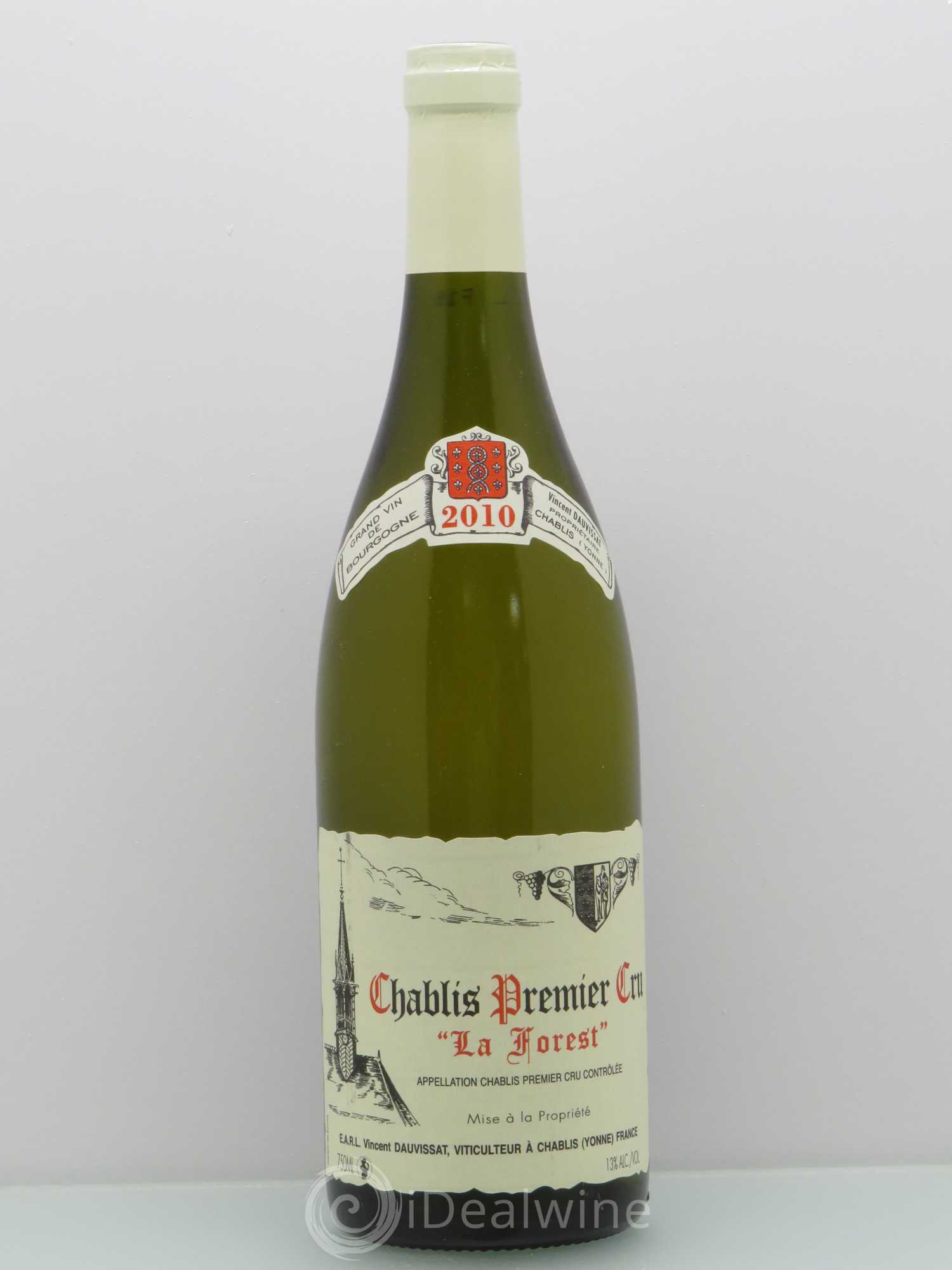 Chablis 1er Cru La Forest Vincent Dauvissat (Domaine) 2010 - Lot de 1 bouteille - 0