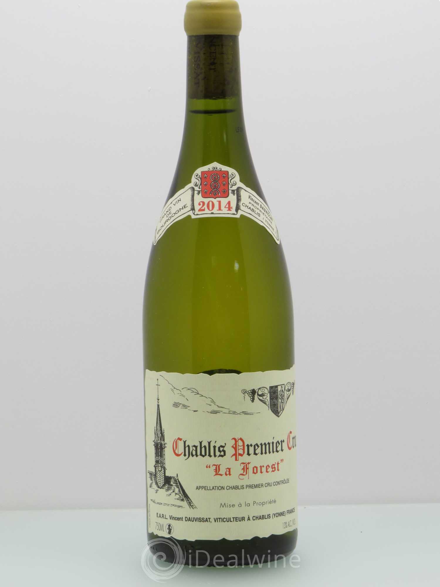 Chablis 1er Cru La Forest Vincent Dauvissat (Domaine) 2014 - Lot de 1 bouteille - 0