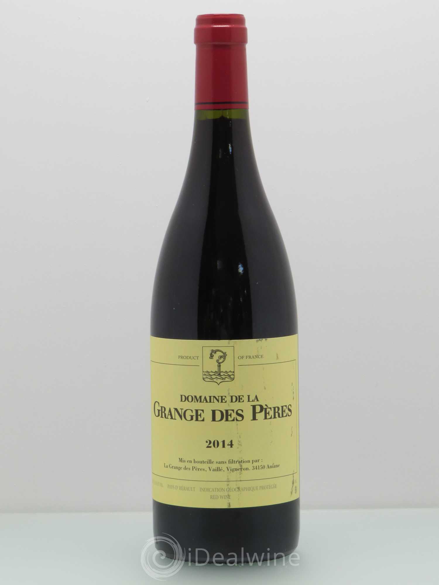 Pays d'Hérault Grange des Pères Laurent Vaillé 2014 - Lot de 1 bouteille - 0