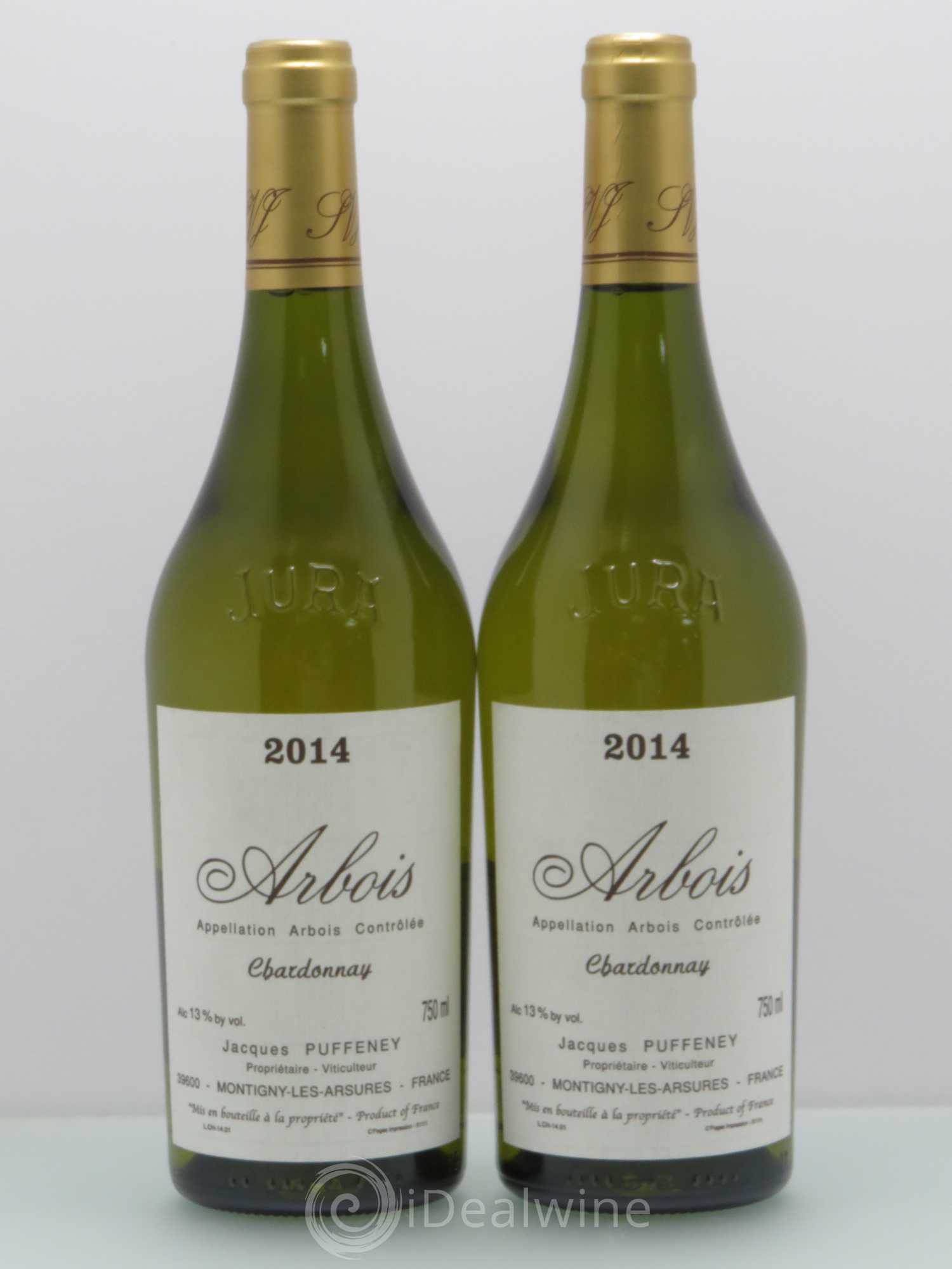 Arbois Puffeney Chardonnay 2014 - Posten von 2 Flaschen - 0