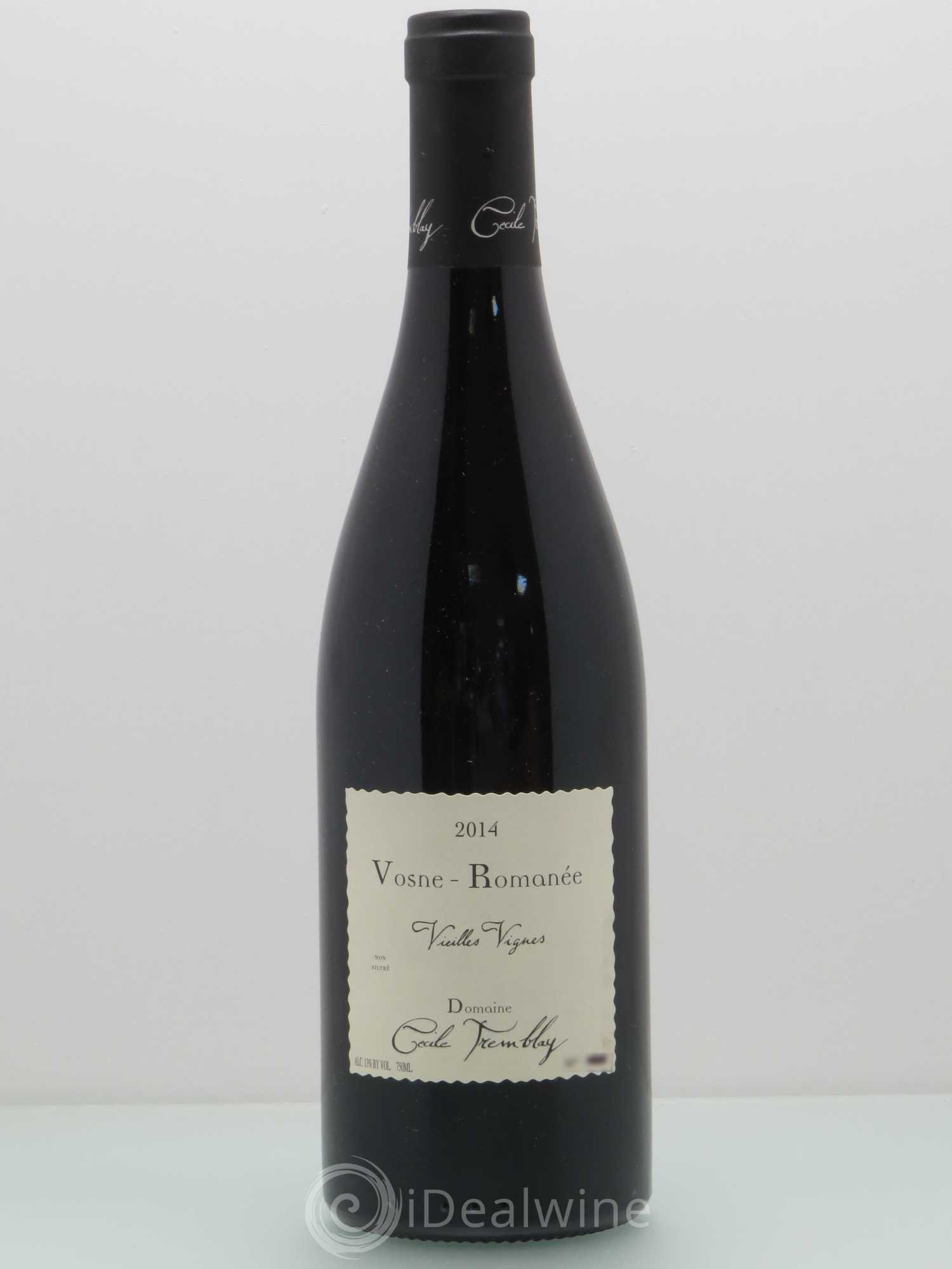 Vosne-Romanée Vieilles Vignes Cécile Tremblay 2014 - Lot de 1 bouteille - 0