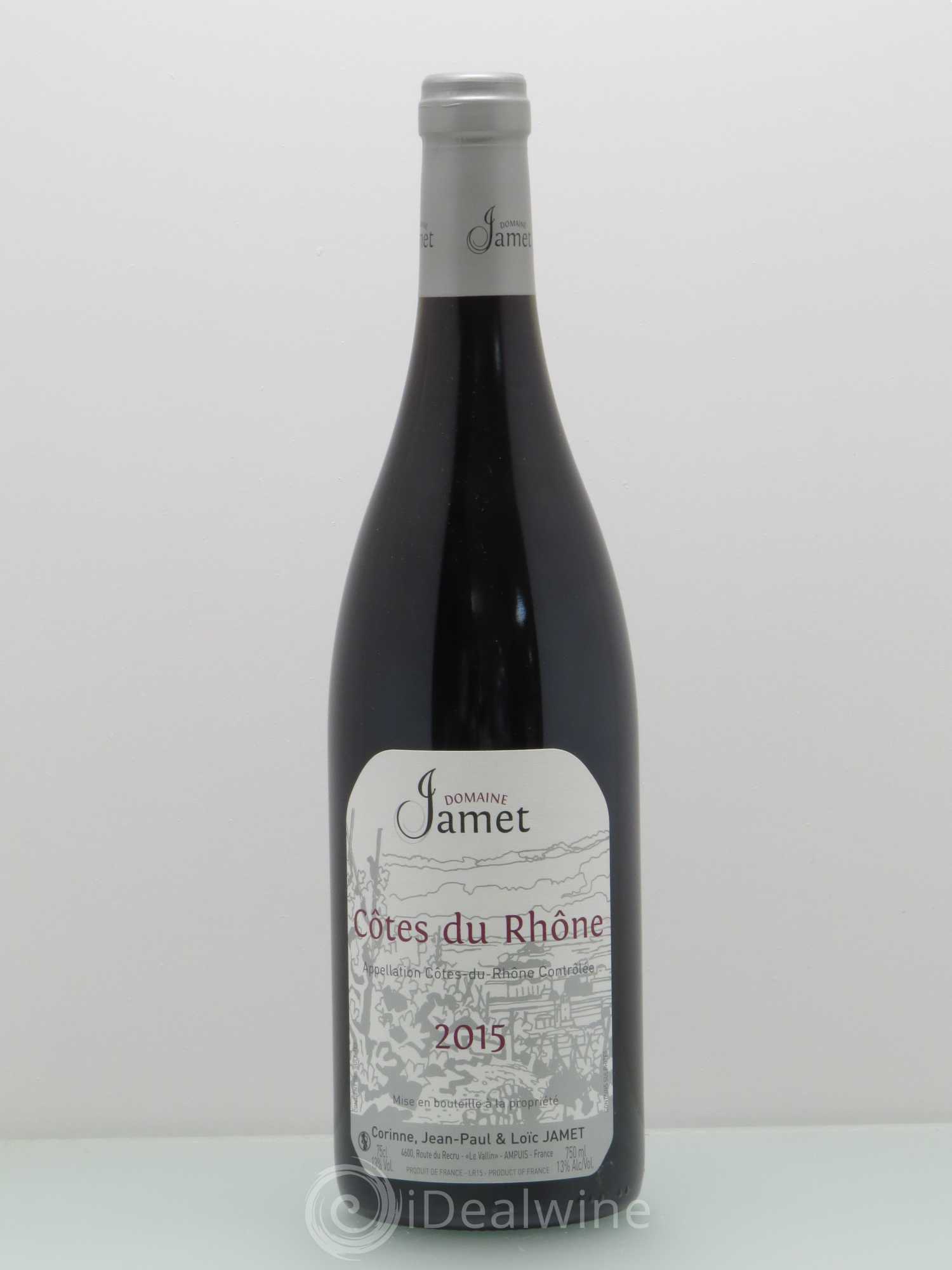 Côtes-du-Rhône Jamet 2015 - Lot de 1 bouteille - 0