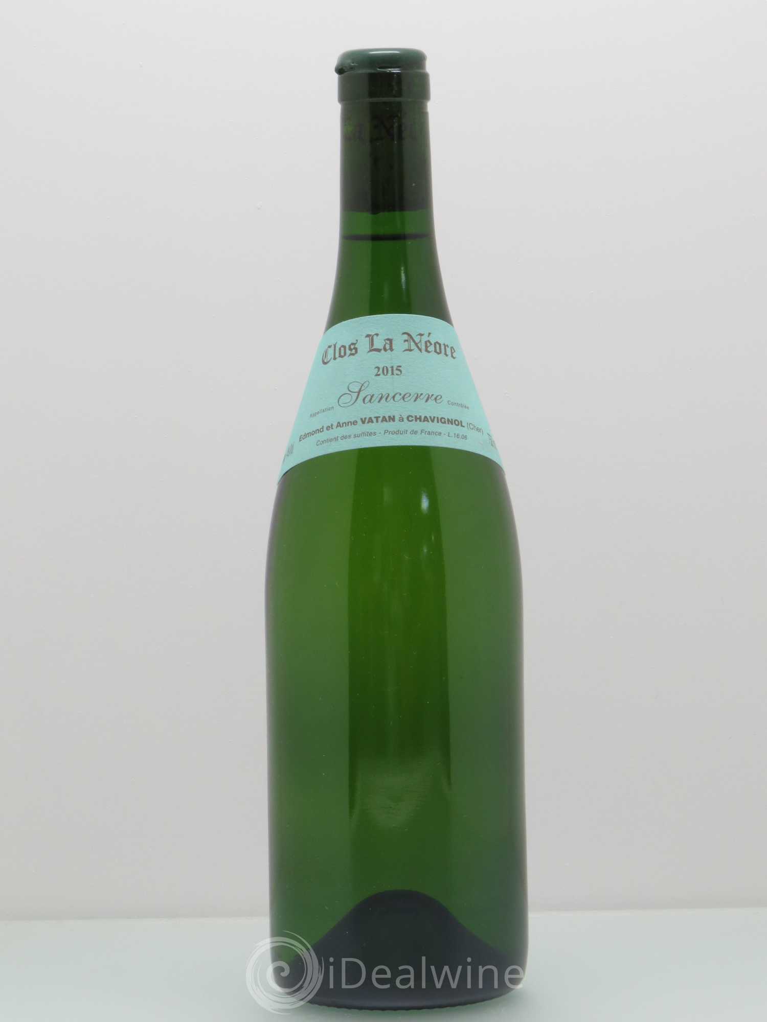 Sancerre Clos la Neore Edmond Vatan 2015 - Lot de 1 bouteille - 0