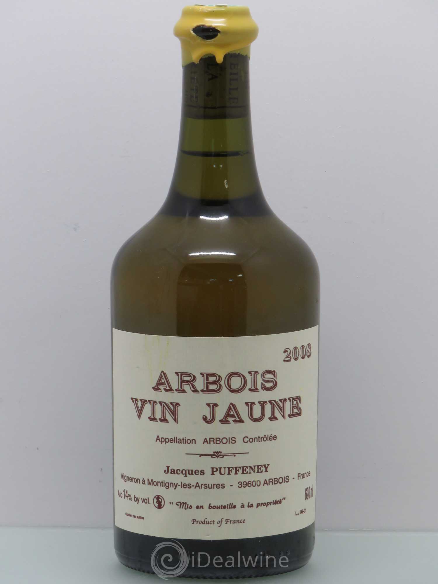 Arbois Vin Jaune Puffeney 2008 - Lot de 1 bouteille - 0