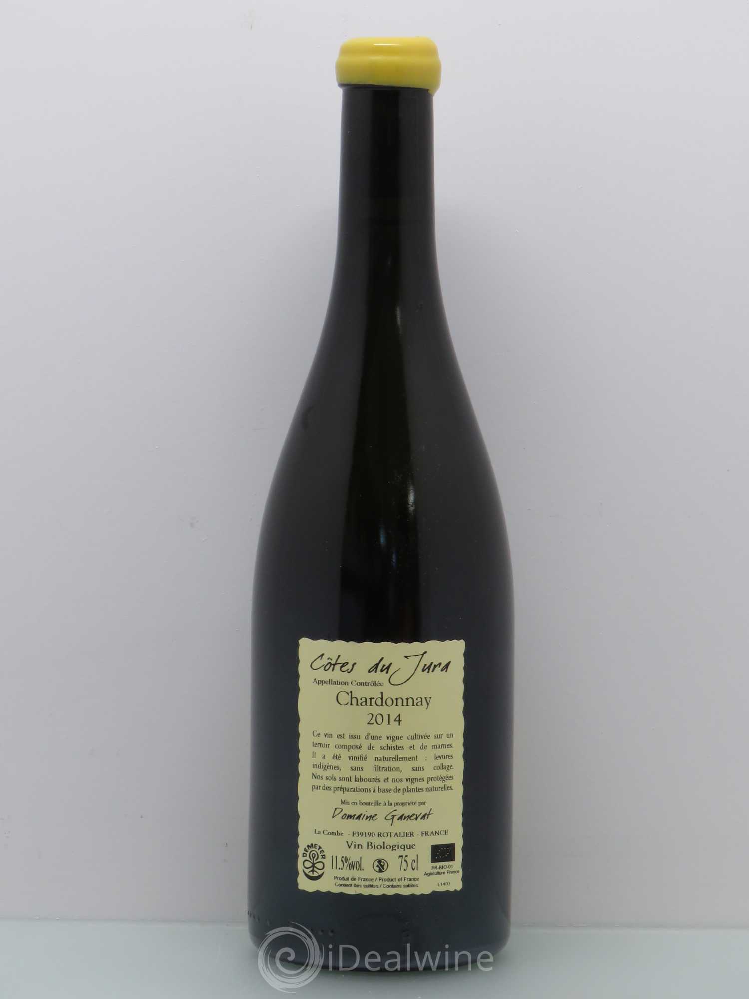 Côtes du Jura Grusse en Billat Jean-François Ganevat (Domaine) 2014 - Lot de 1 bouteille - 1