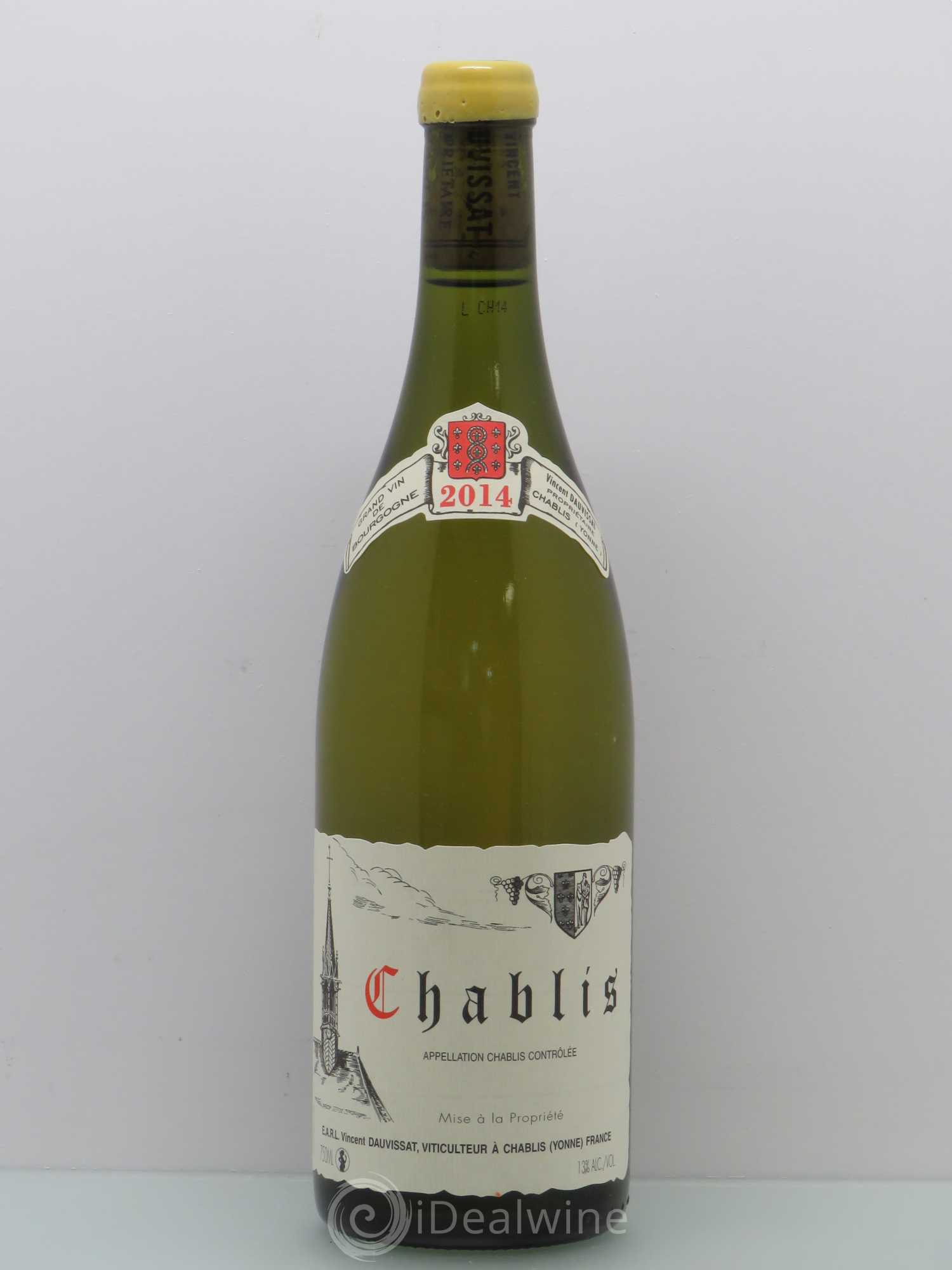 Chablis Vincent Dauvissat (Domaine) 2014 - Posten von 1 Flasche - 0