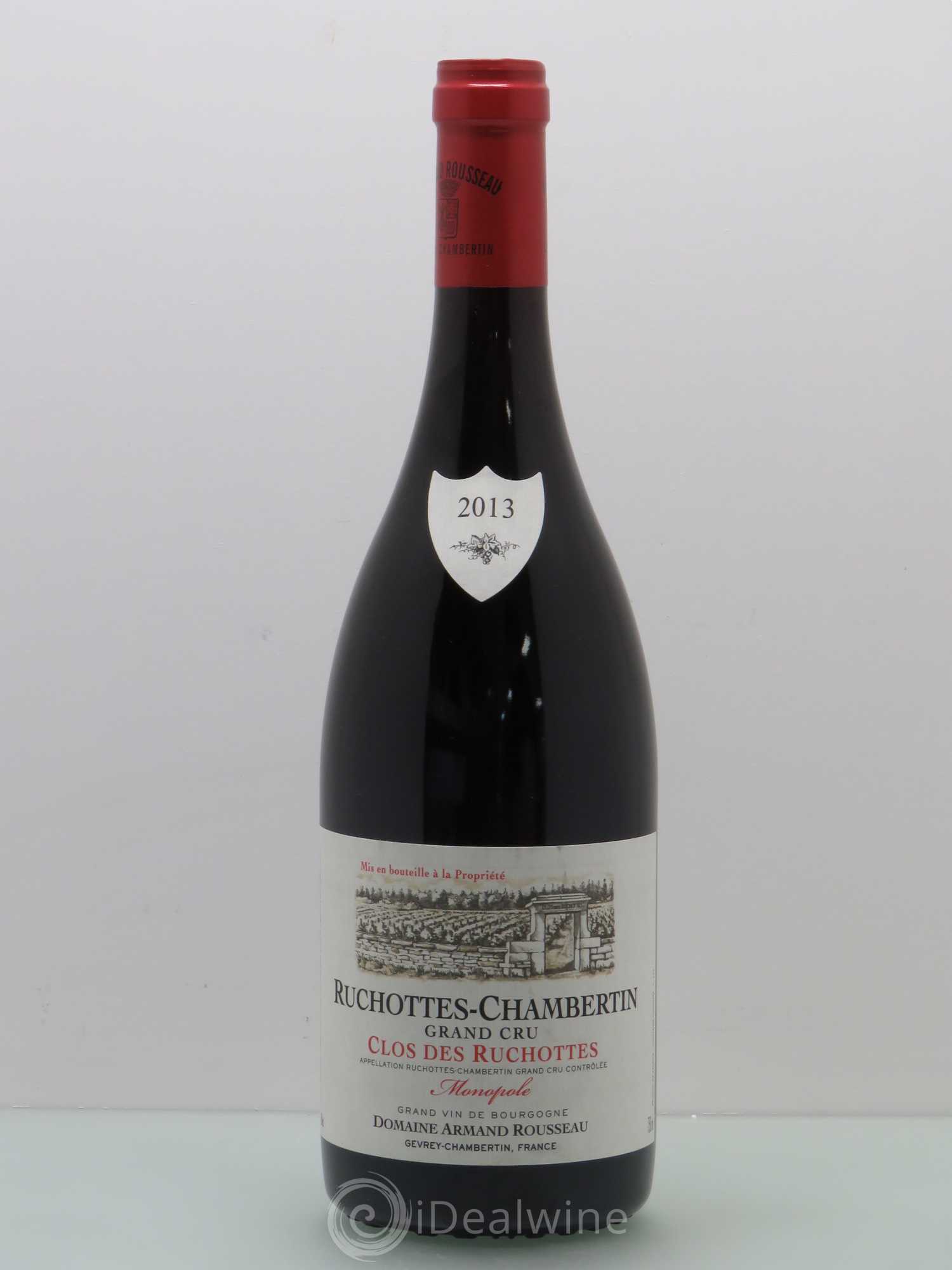 Ruchottes-Chambertin Grand Cru Clos des Ruchottes Armand Rousseau (Domaine) 2013 - Lot of 1 bottle - 0