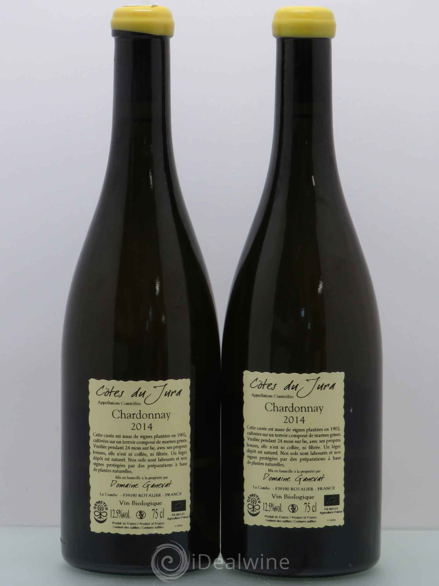 Côtes du Jura Les Chalasses Vieilles Vignes Jean-François Ganevat (Domaine) 2014 - Lot de 2 bouteilles - 1