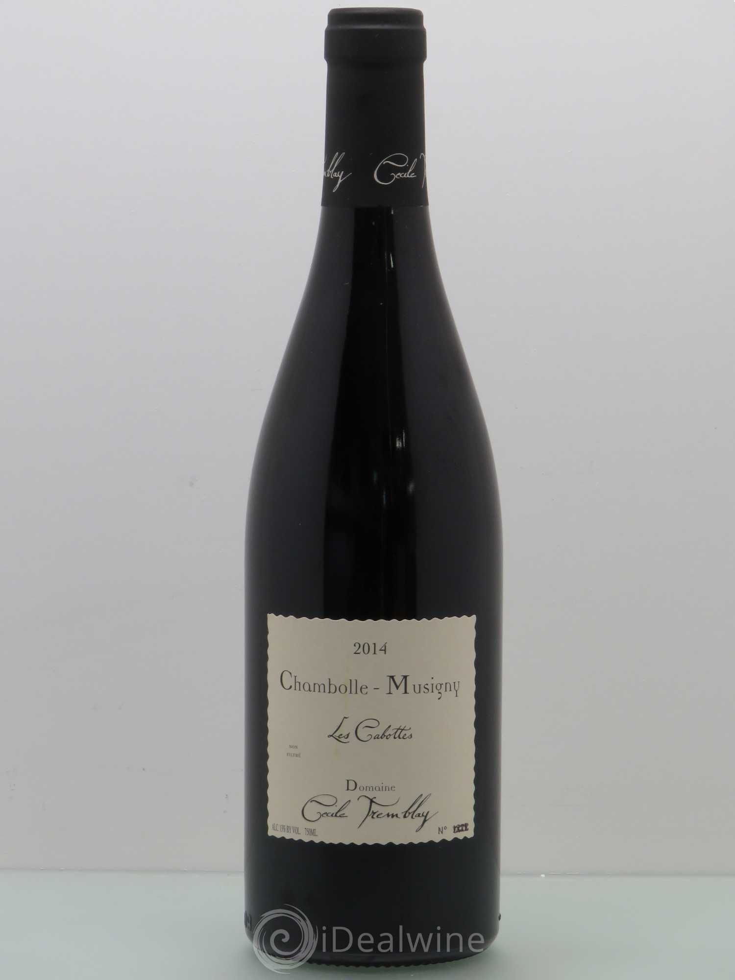 Chambolle-Musigny 1er Cru Combottes - Tremblay 2014 - Lot de 1 bouteille - 0