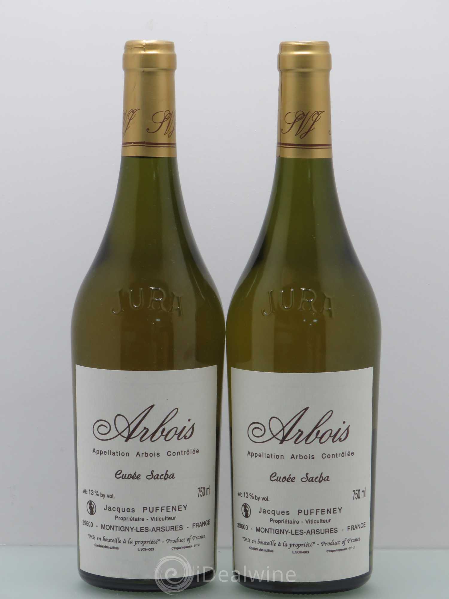 Arbois Puffeney Cuvee Sacha - Posten von 2 Flaschen - 0