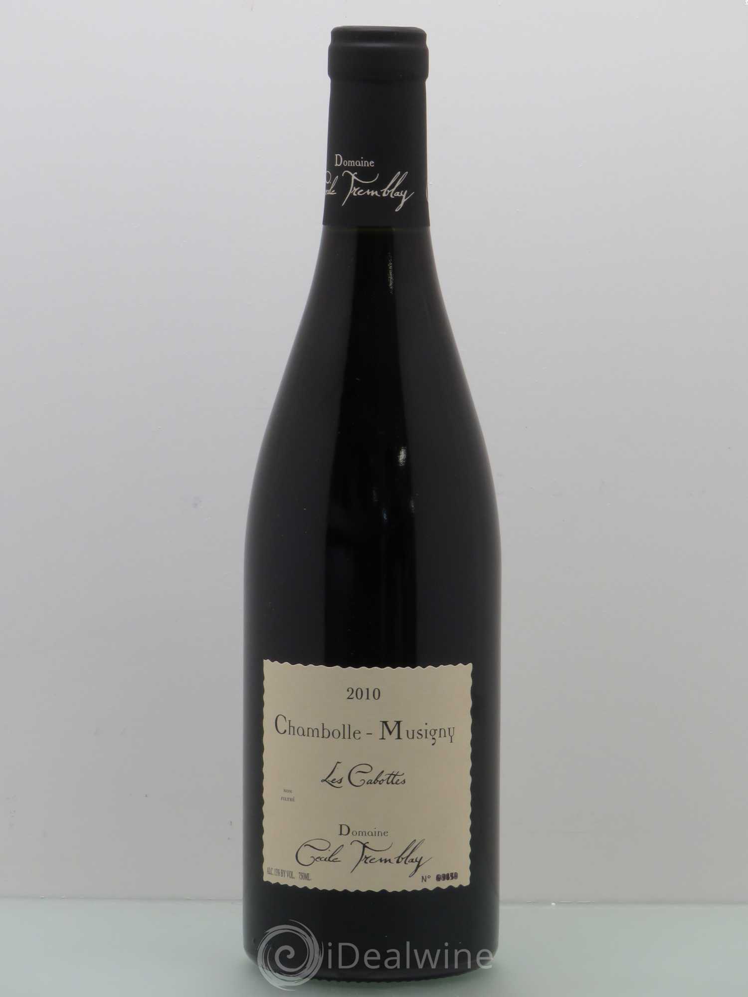 Chambolle-Musigny Les Cabottes Cécile Tremblay 2010 - Lot de 1 bouteille - 0