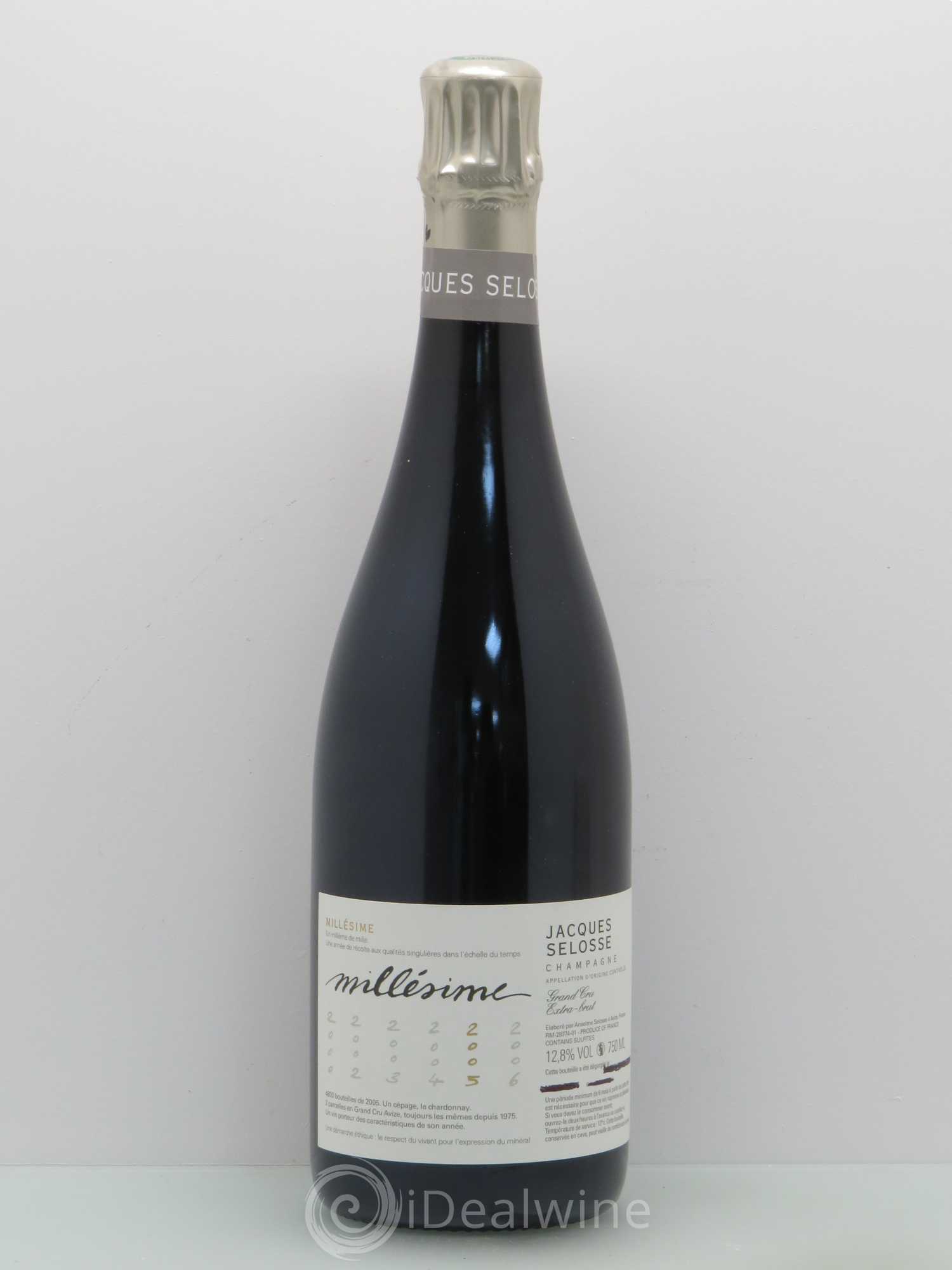 Champagne Jacques Selosse 2005 - Posten von 1 Flasche - 0