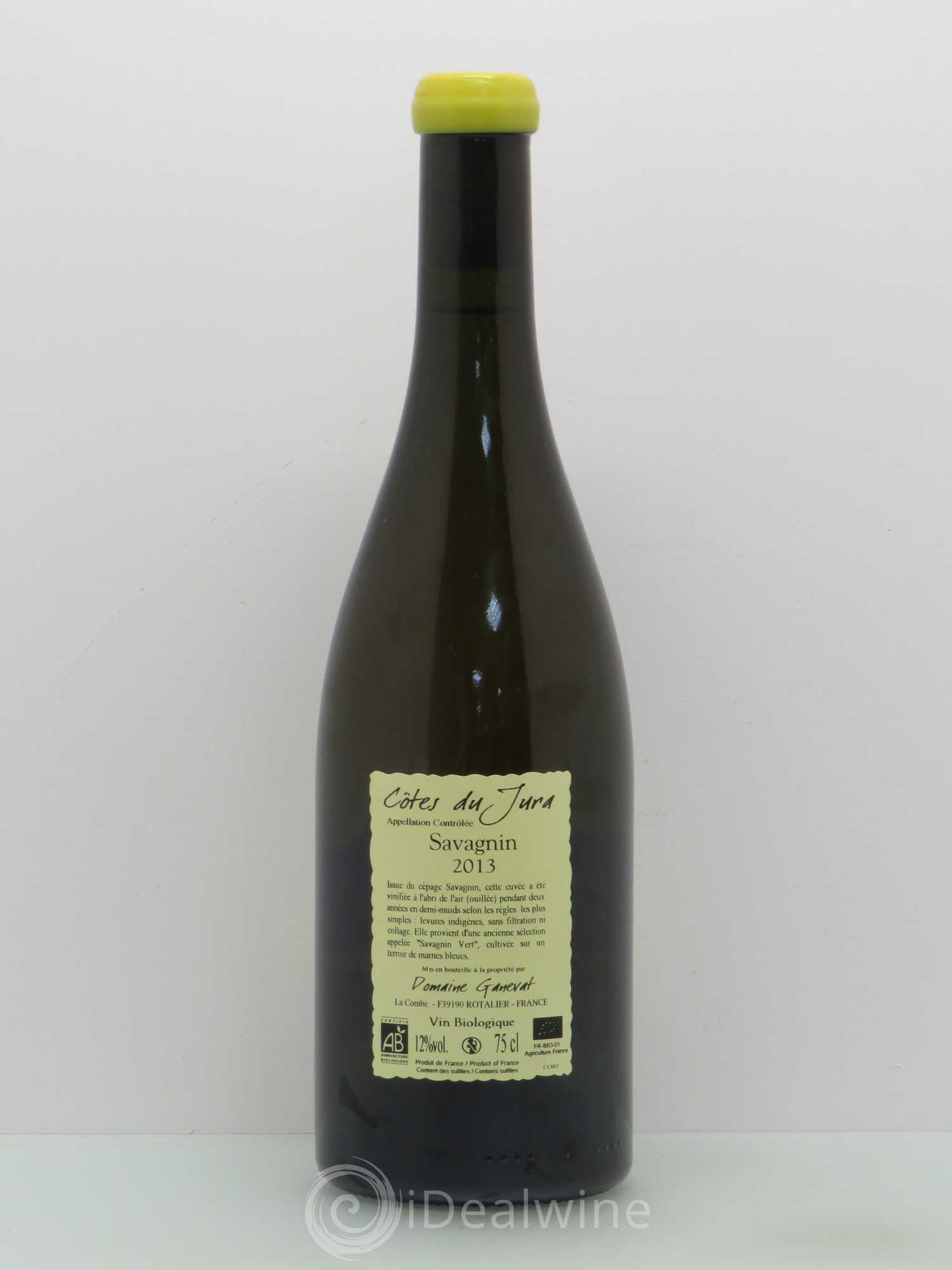 Côtes du Jura Les Chalasses Marnes Bleues Jean-François Ganevat (Domaine) 2013 - Lot de 1 bouteille - 1