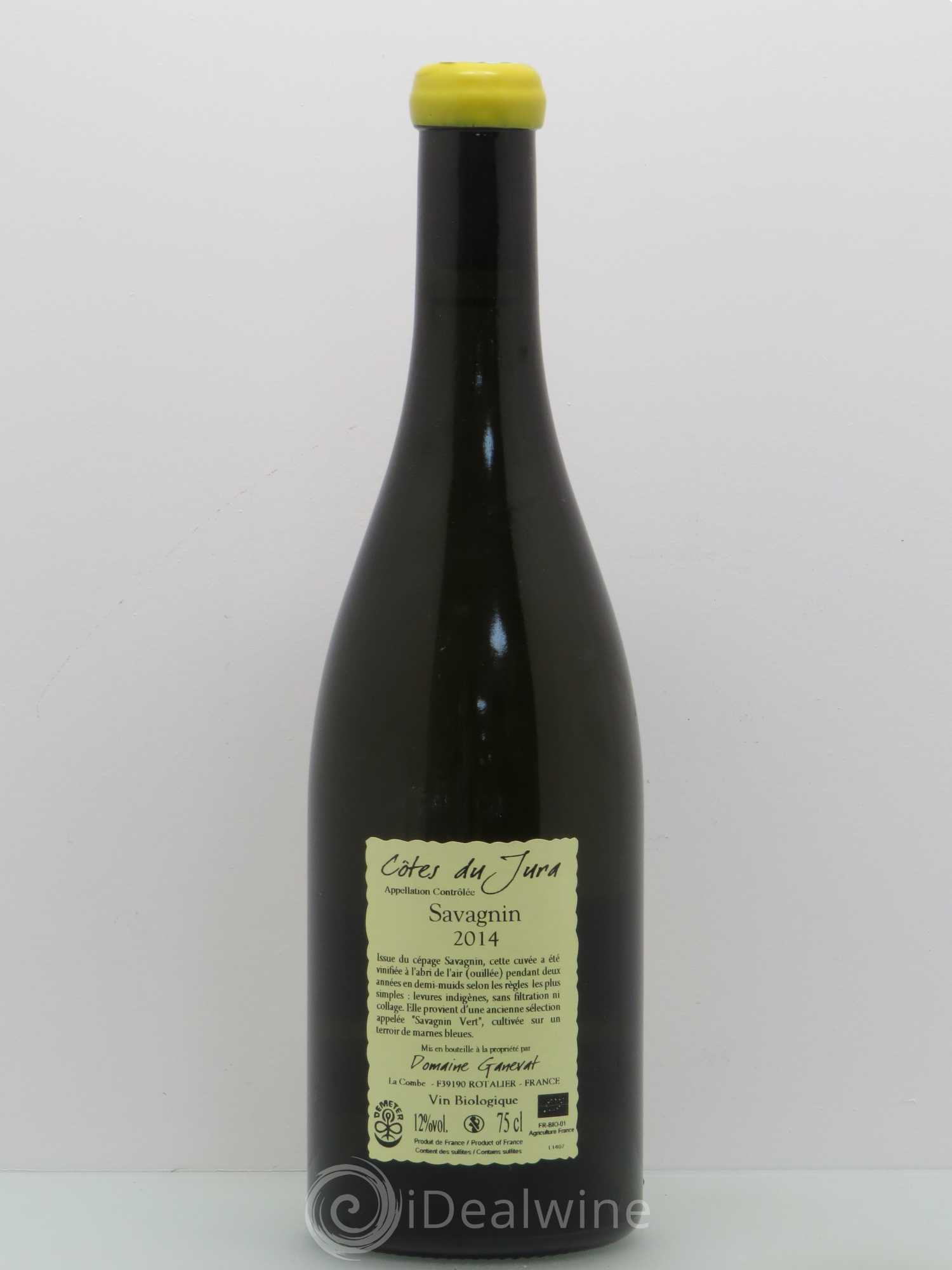 Côtes du Jura Les Chalasses Marnes Bleues Jean-François Ganevat (Domaine) 2014 - Lot de 1 bouteille - 1