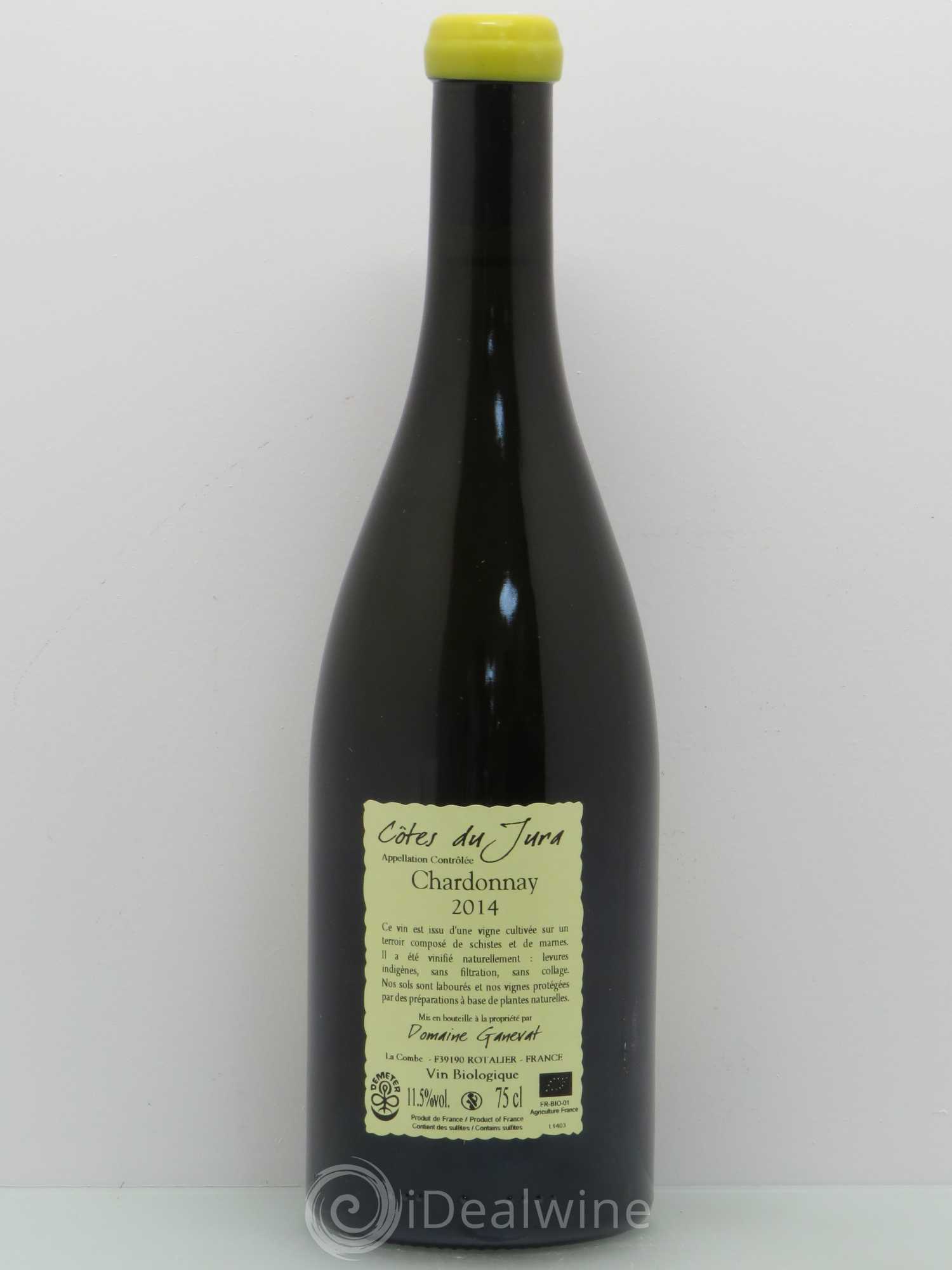 Côtes du Jura Grusse en Billat Jean-François Ganevat (Domaine) 2014 - Lot de 1 bouteille - 1