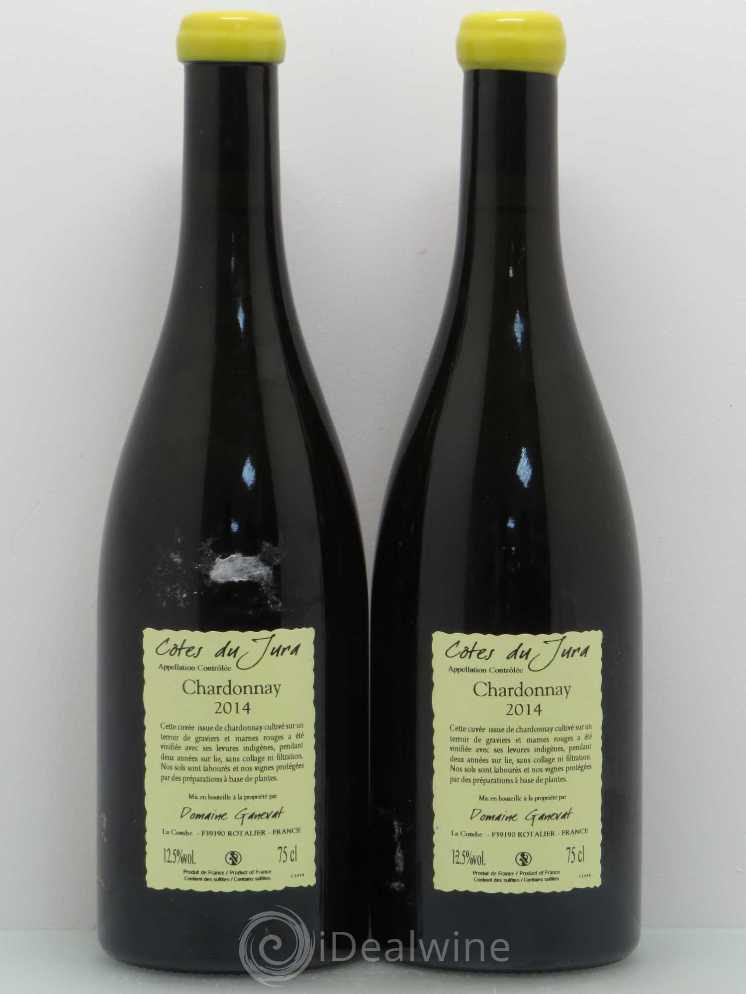 Côtes du Jura Gryphées Vieilles Vignes Ganevat 2014 - Posten von 2 Flaschen - 1