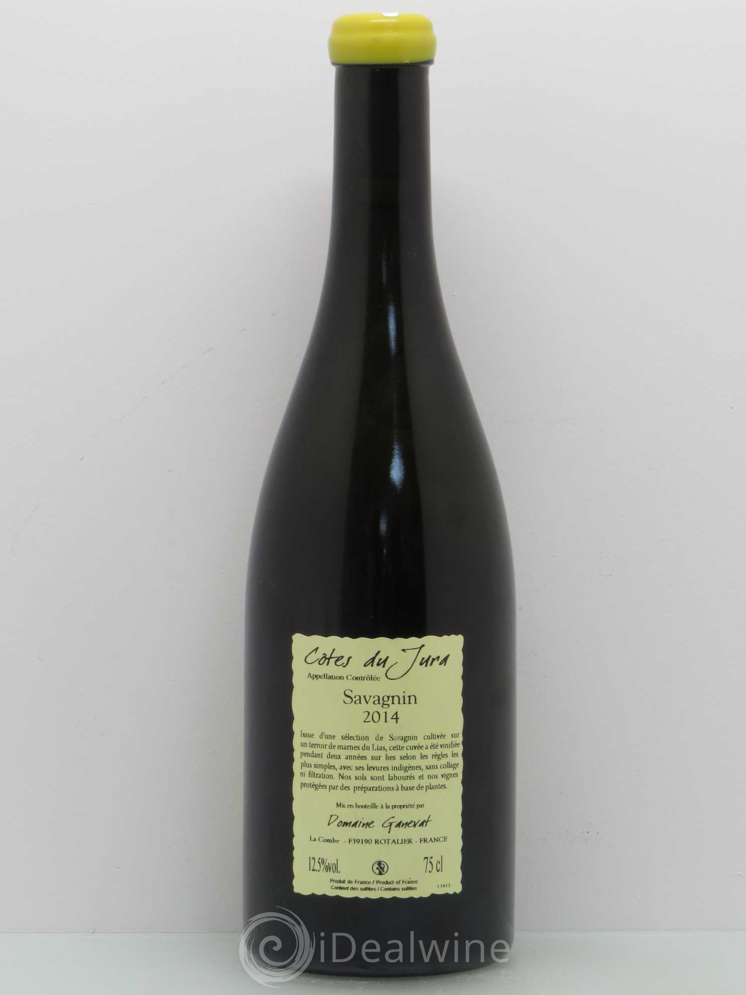 Côtes du Jura Sous la Roche Jean-François Ganevat (Domaine) 2014 - Lot de 1 bouteille - 1