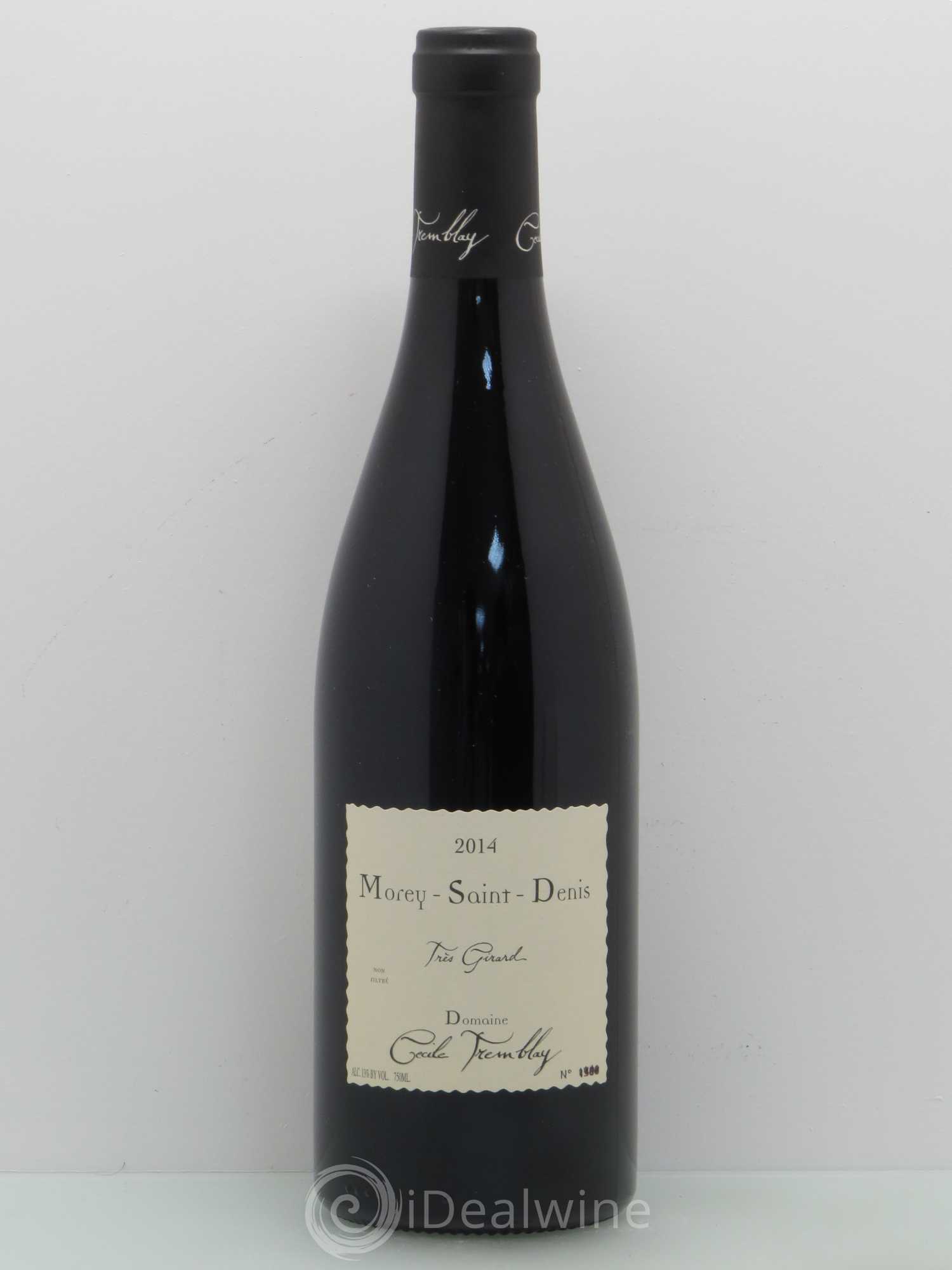 Morey-Saint-Denis Très Girard Cécile Tremblay 2014 - Lot de 1 bouteille - 0