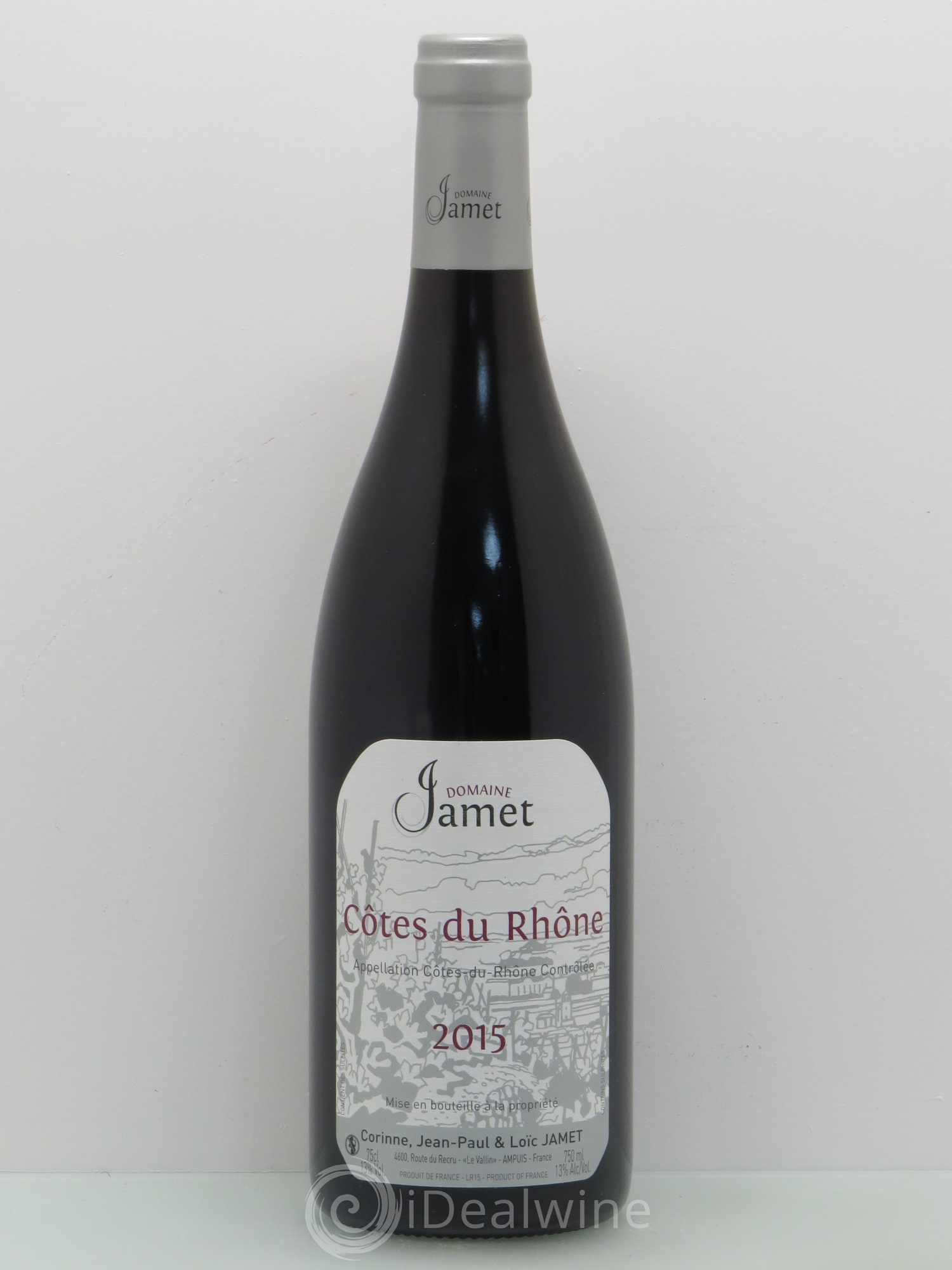 Côtes-du-Rhône Jamet 2015 - Lot de 1 bouteille - 0