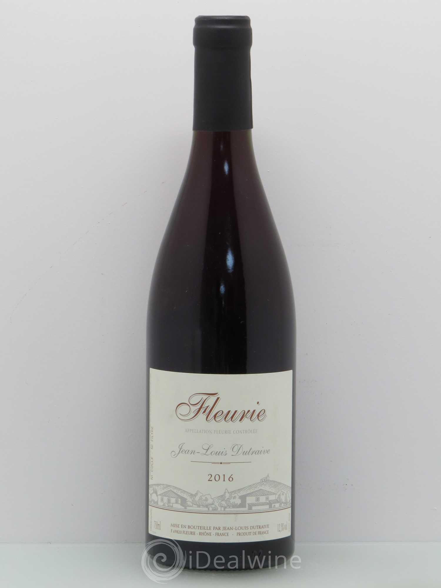 Fleurie J.L Dutraive (sans prix de réserve) 2016 - Posten von 1 Flasche - 0