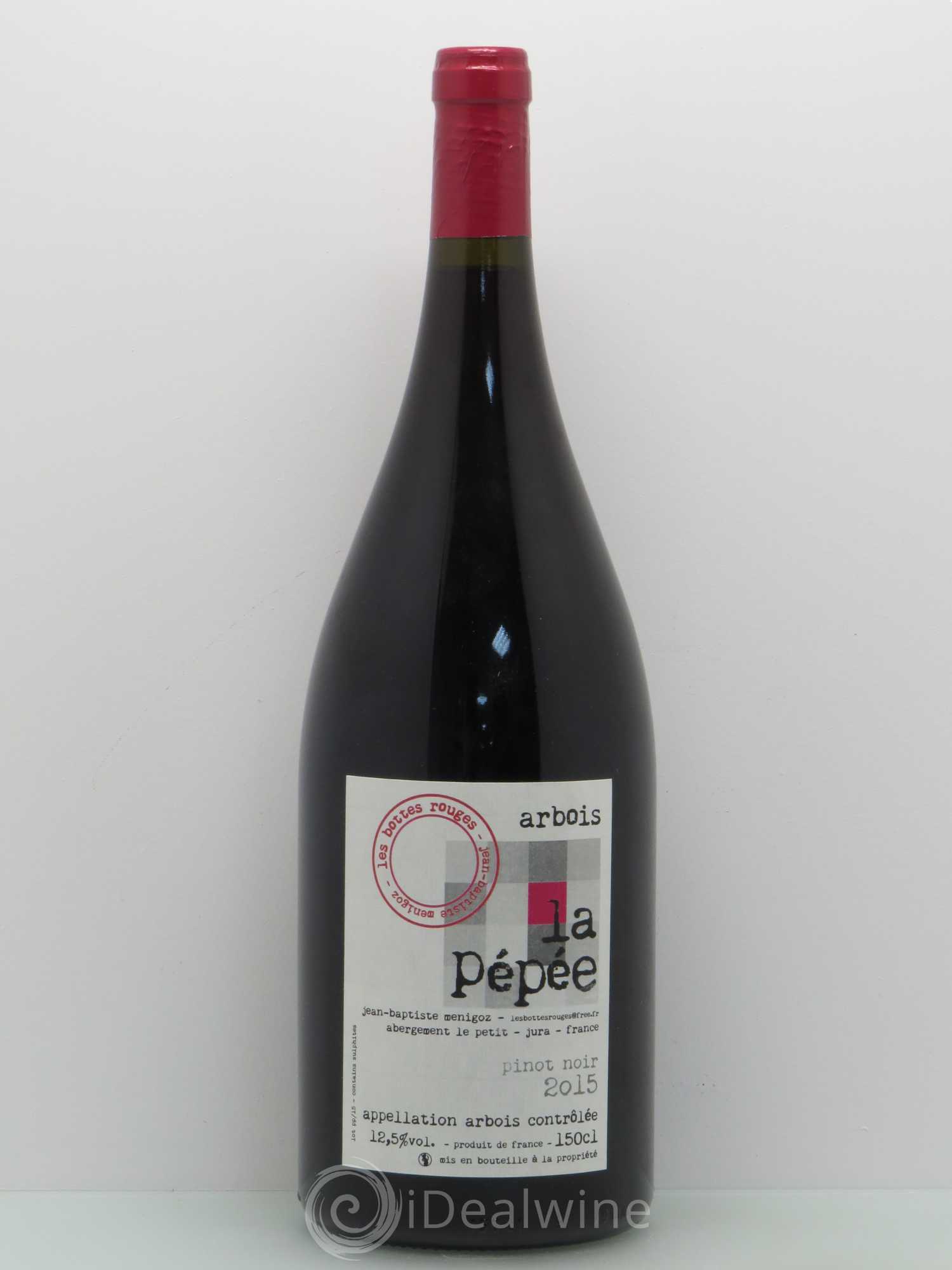Arbois Pinot Noir Les Bottes Rouges La Pepee 2015 - Lot of 1 magnum - 0