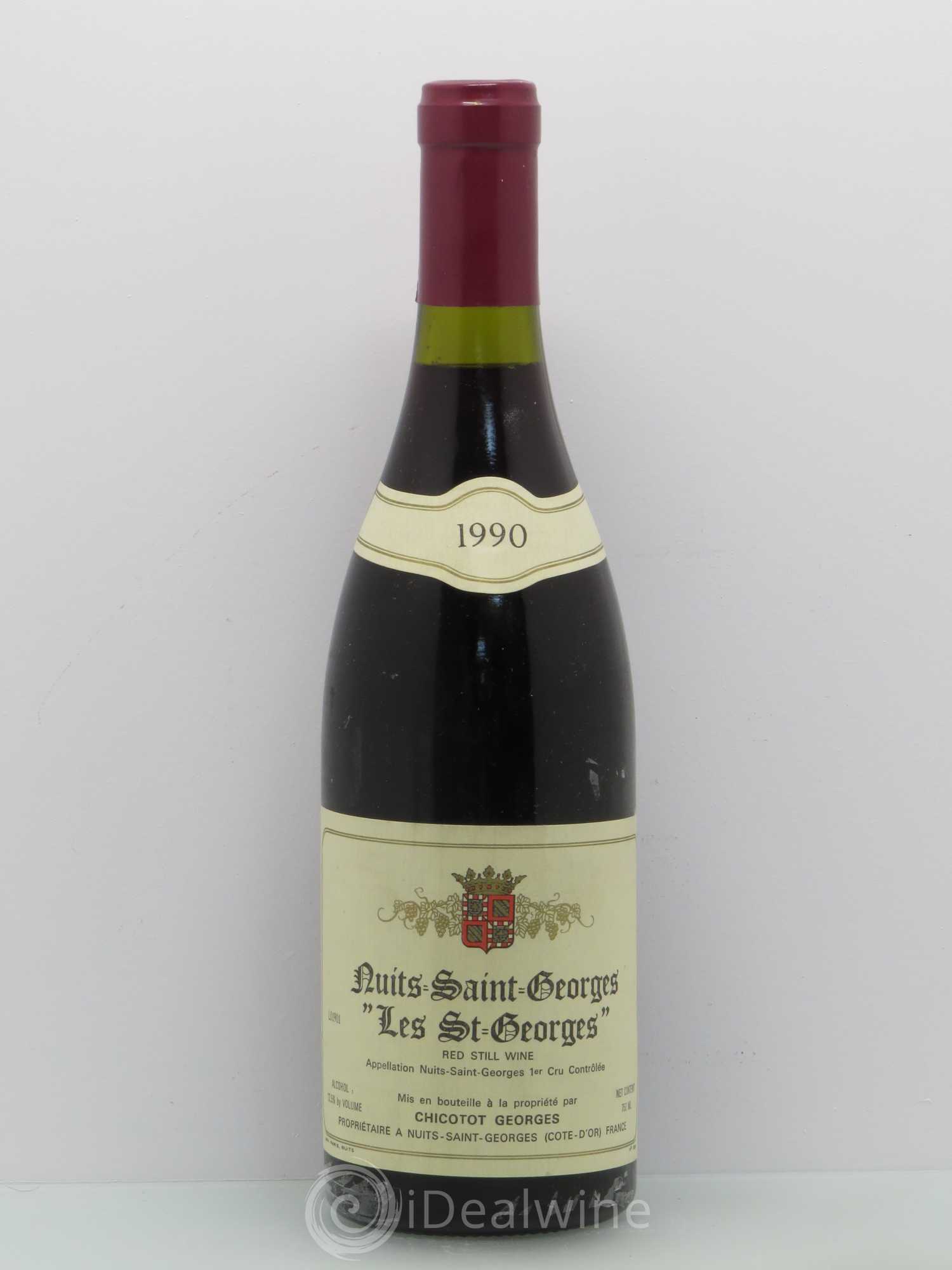 Nuits-Saint-Georges 1er Cru 1990 - Lot de 1 bouteille - 0