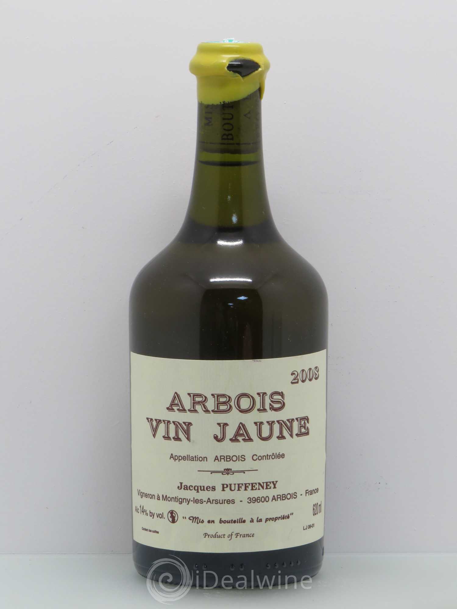 Arbois Vin Jaune Puffeney 2008 - Lot de 1 bouteille - 0