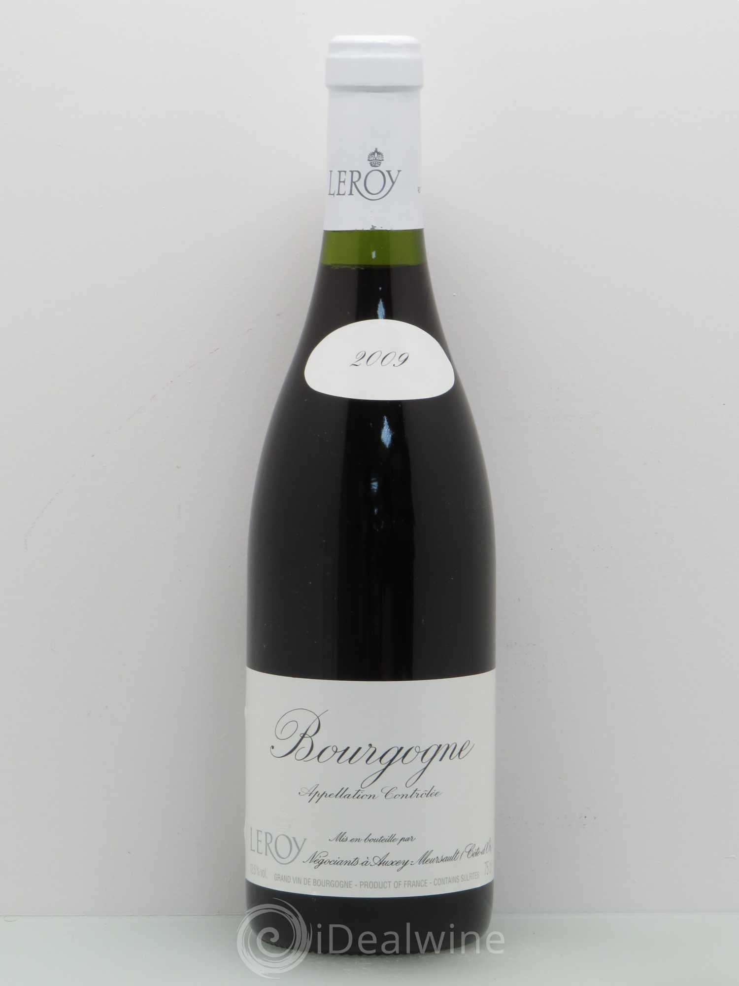 Bourgogne Leroy SA 2009 - Lot de 1 bouteille - 0